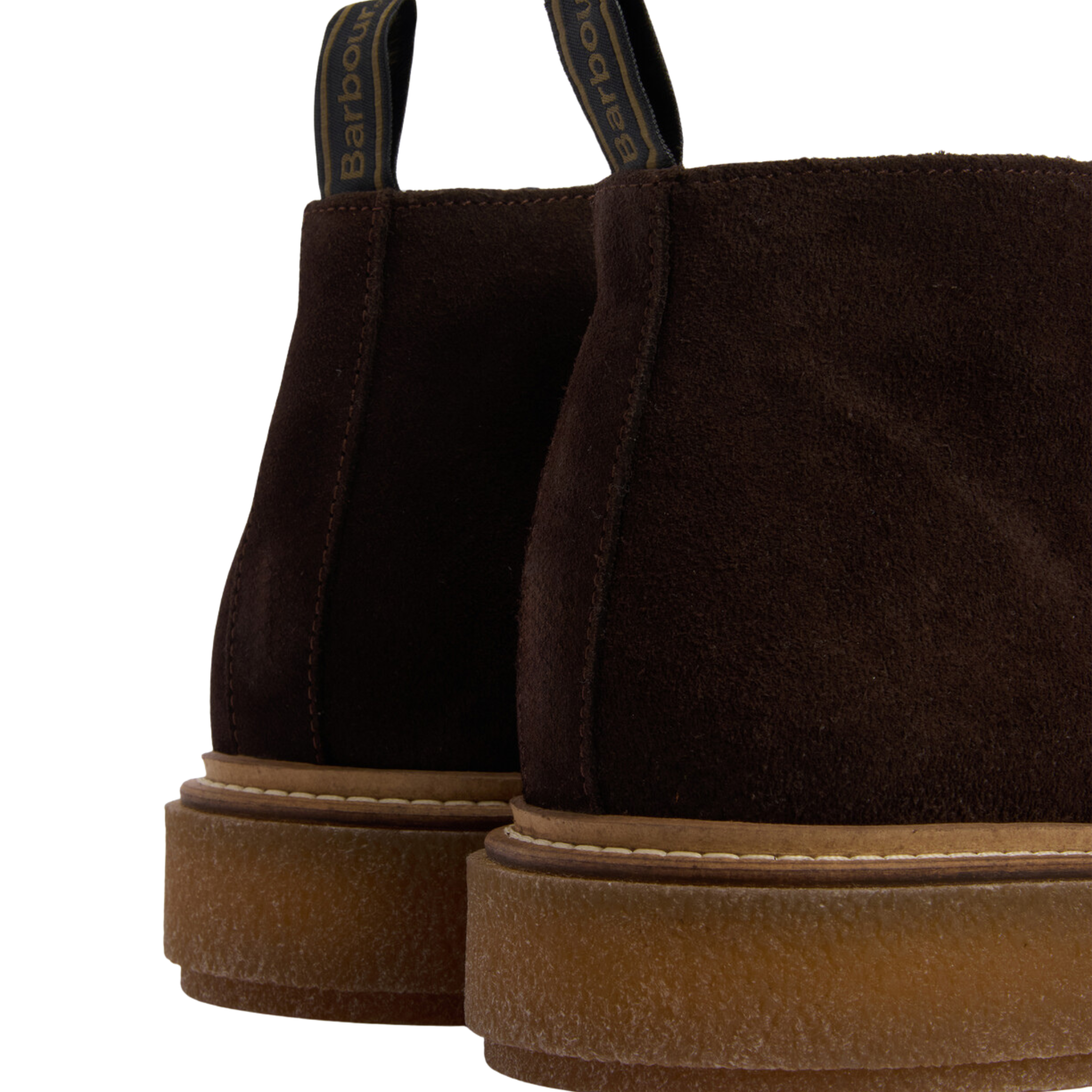 Mens Barbour Chocolate Suede Blaine Boots