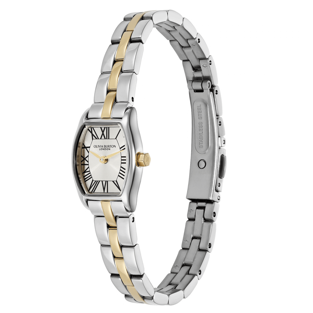 Womens Olivia Burton Silver/Gold Cambridge Bracelet Watch