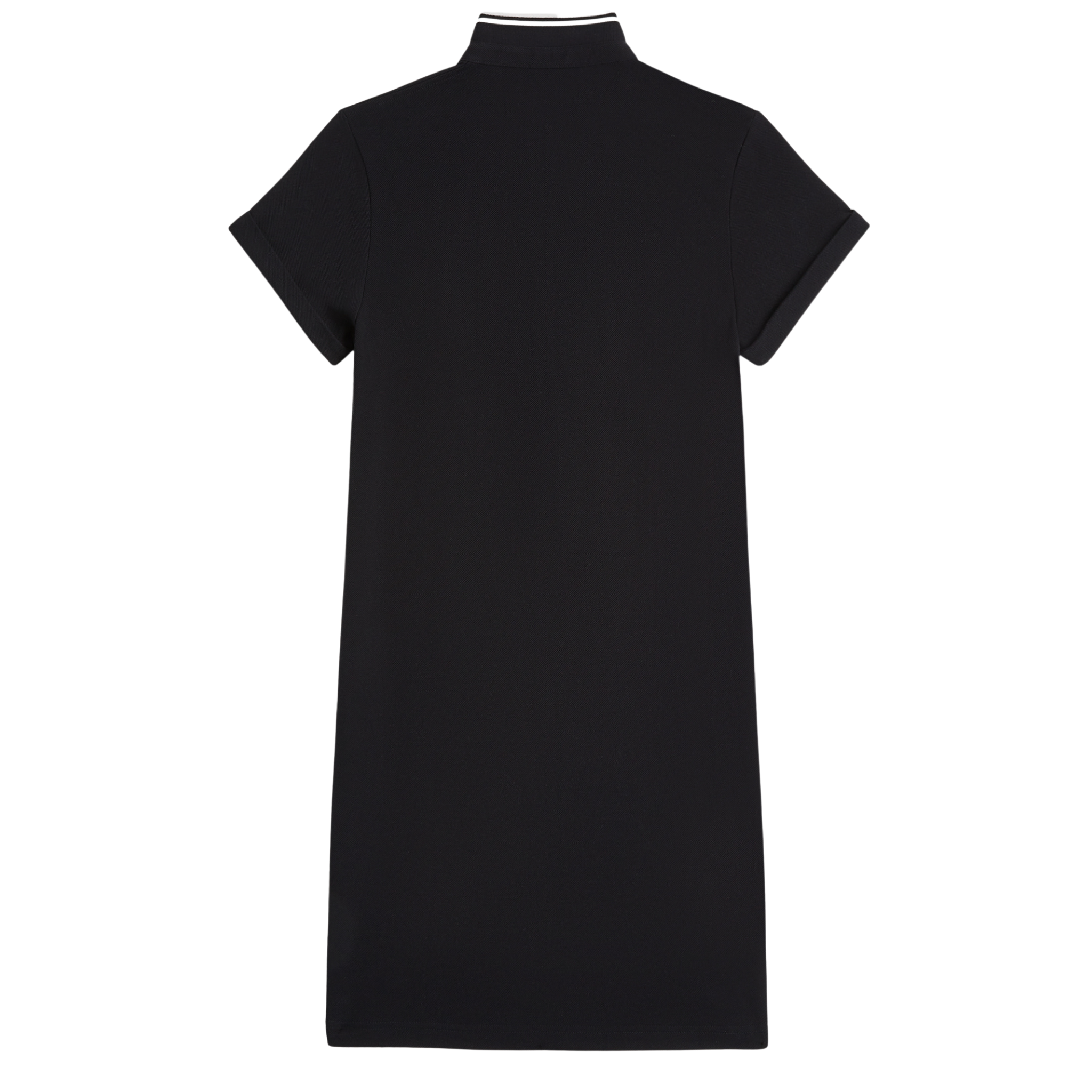 Womens Fred Perry x AW Black Tipped Polo Dress