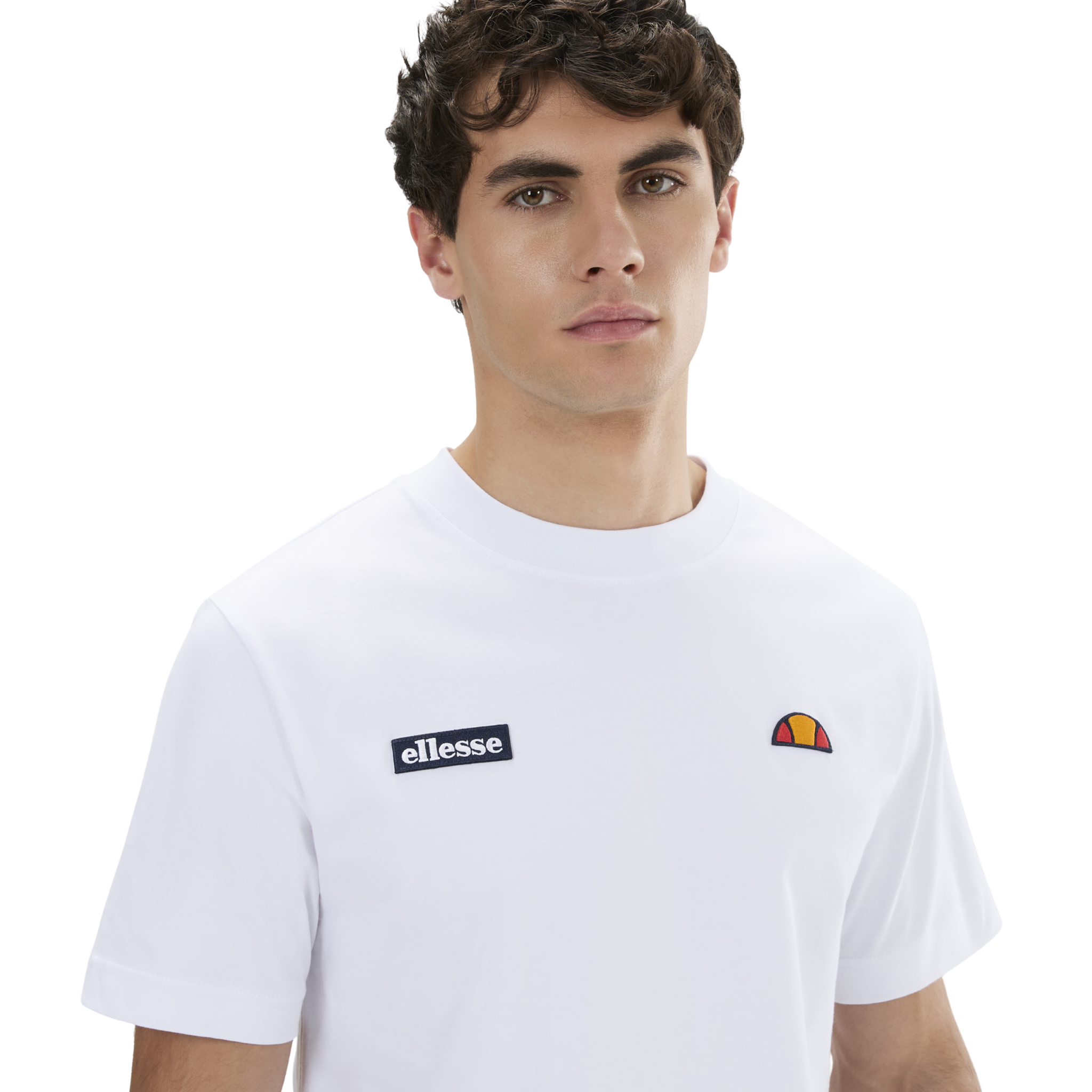 Mens Ellesse White Floran S/s T Shirt