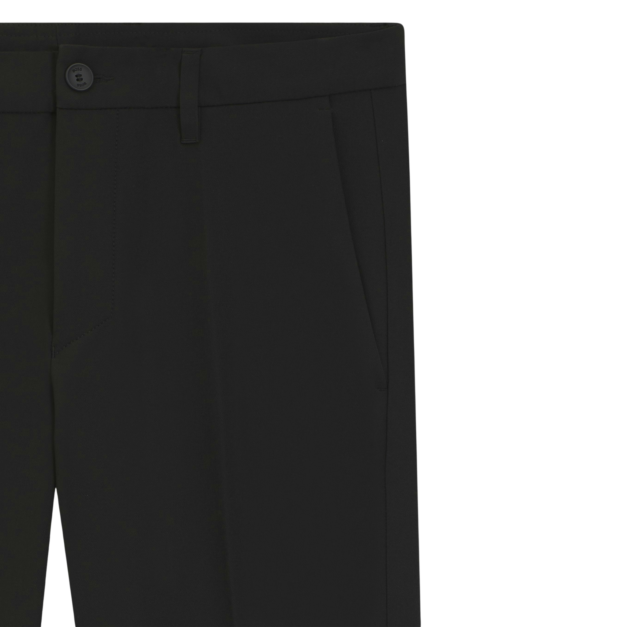 Mens BOSS Black T_Commuter-Slim Trousers