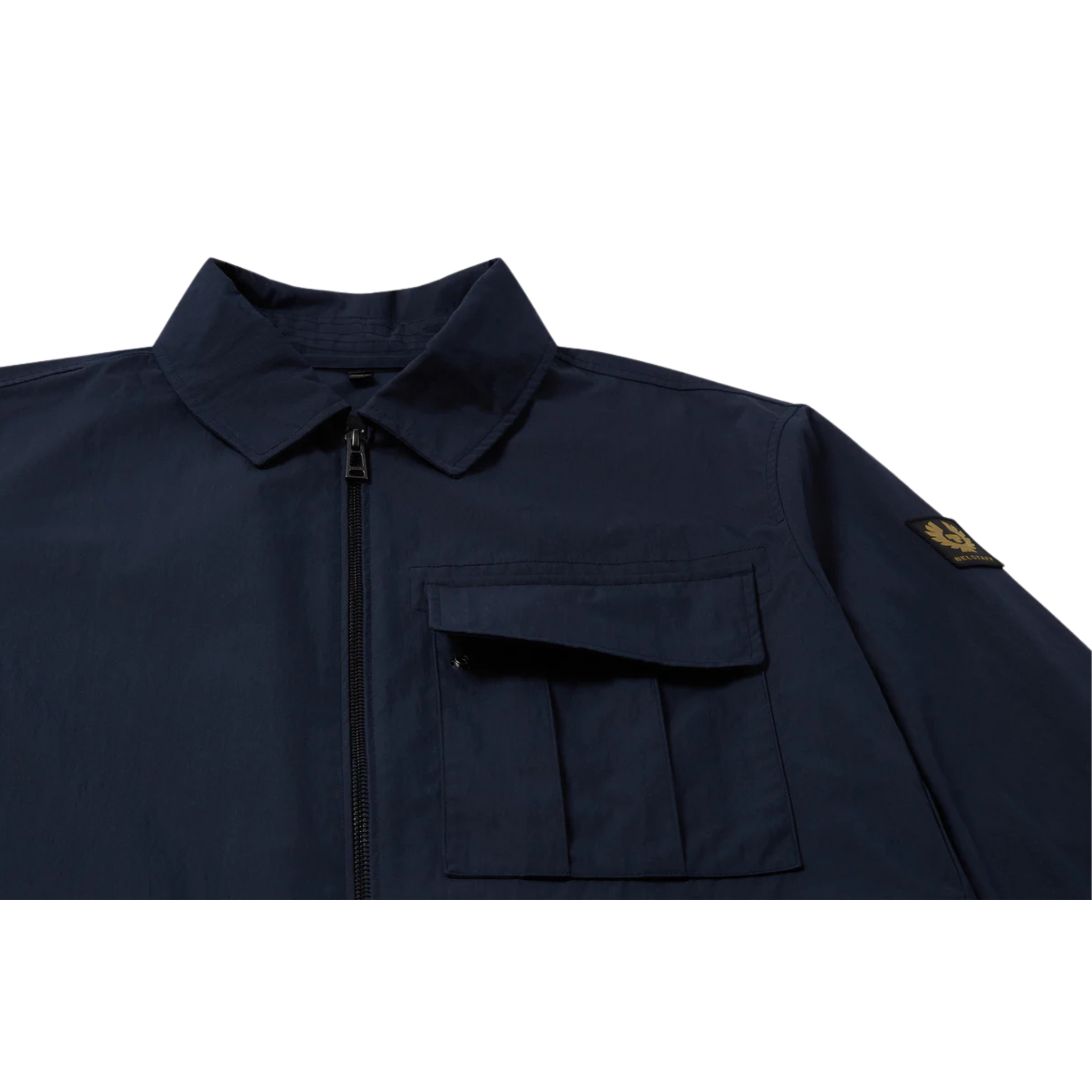 Mens Belstaff Dark Ink Cargo Overshirt