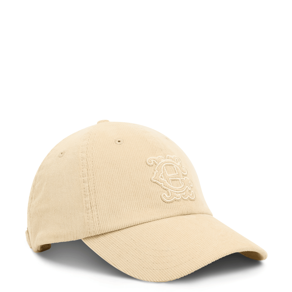 Womens Holland Cooper Latte Corduroy Heraldic Cap