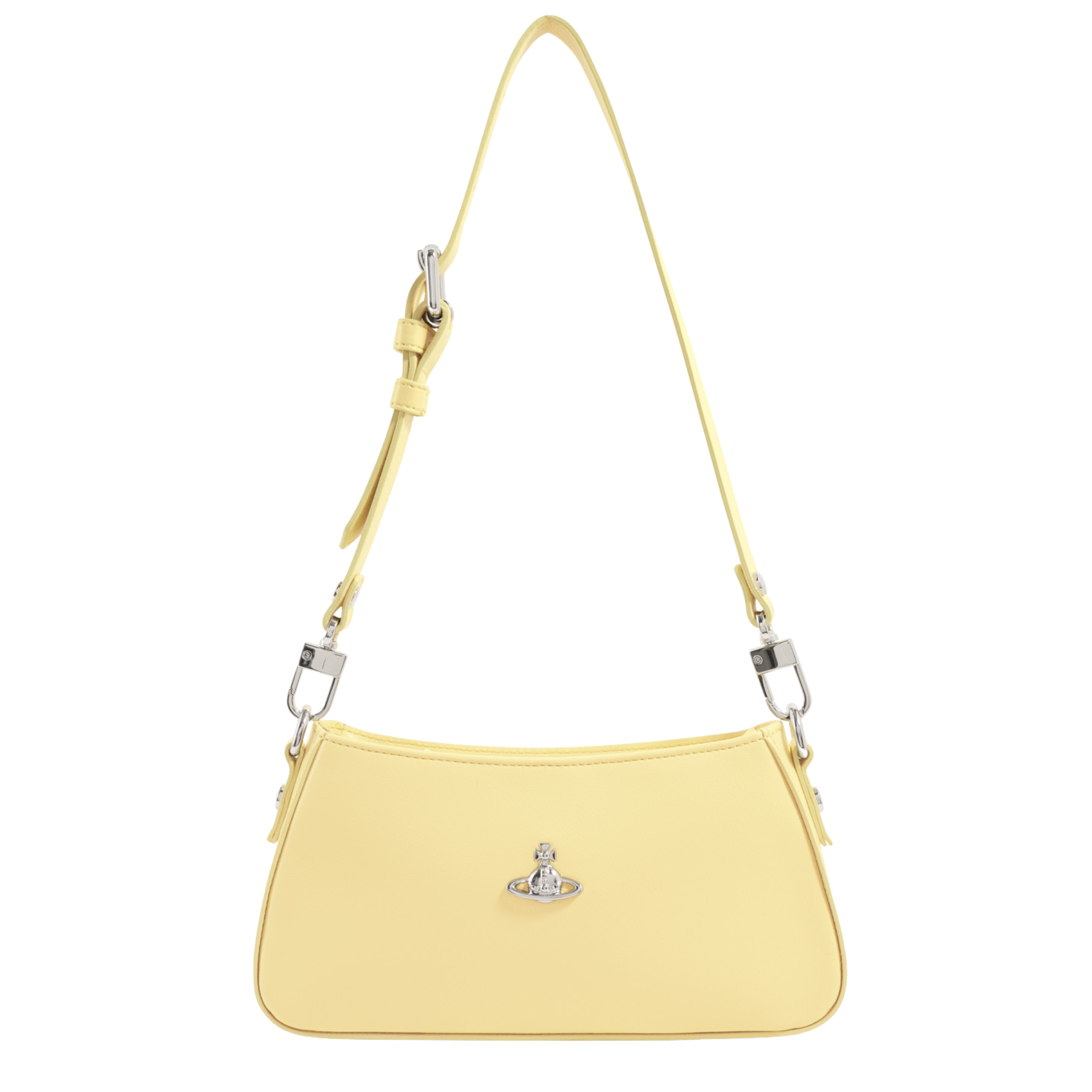 Womens Vivienne Westwood Pastel Yellow Smooth Tasha Shoulder Bag