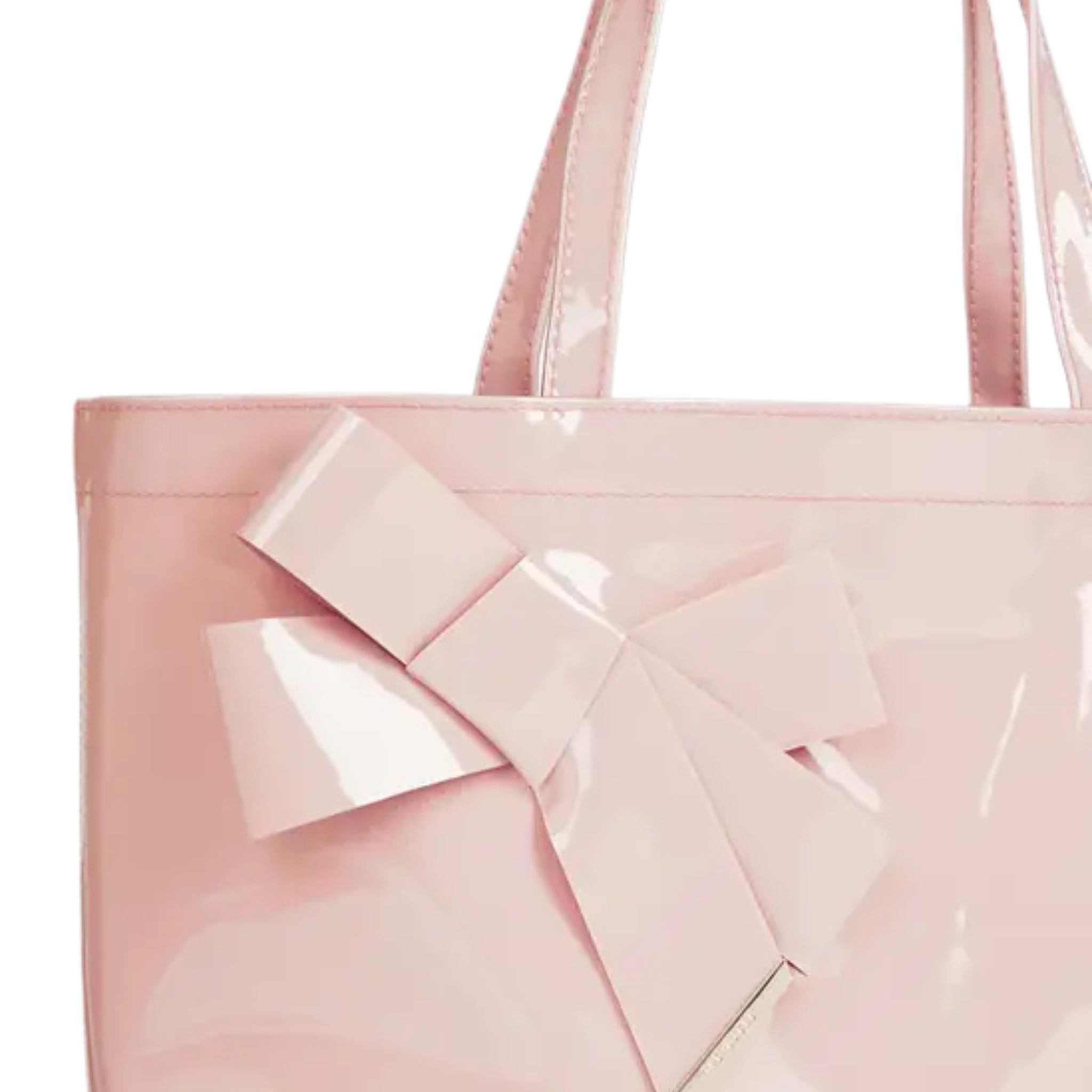 Womens Ted Baker Pale Pink Nicon Bow Large Icon Bag