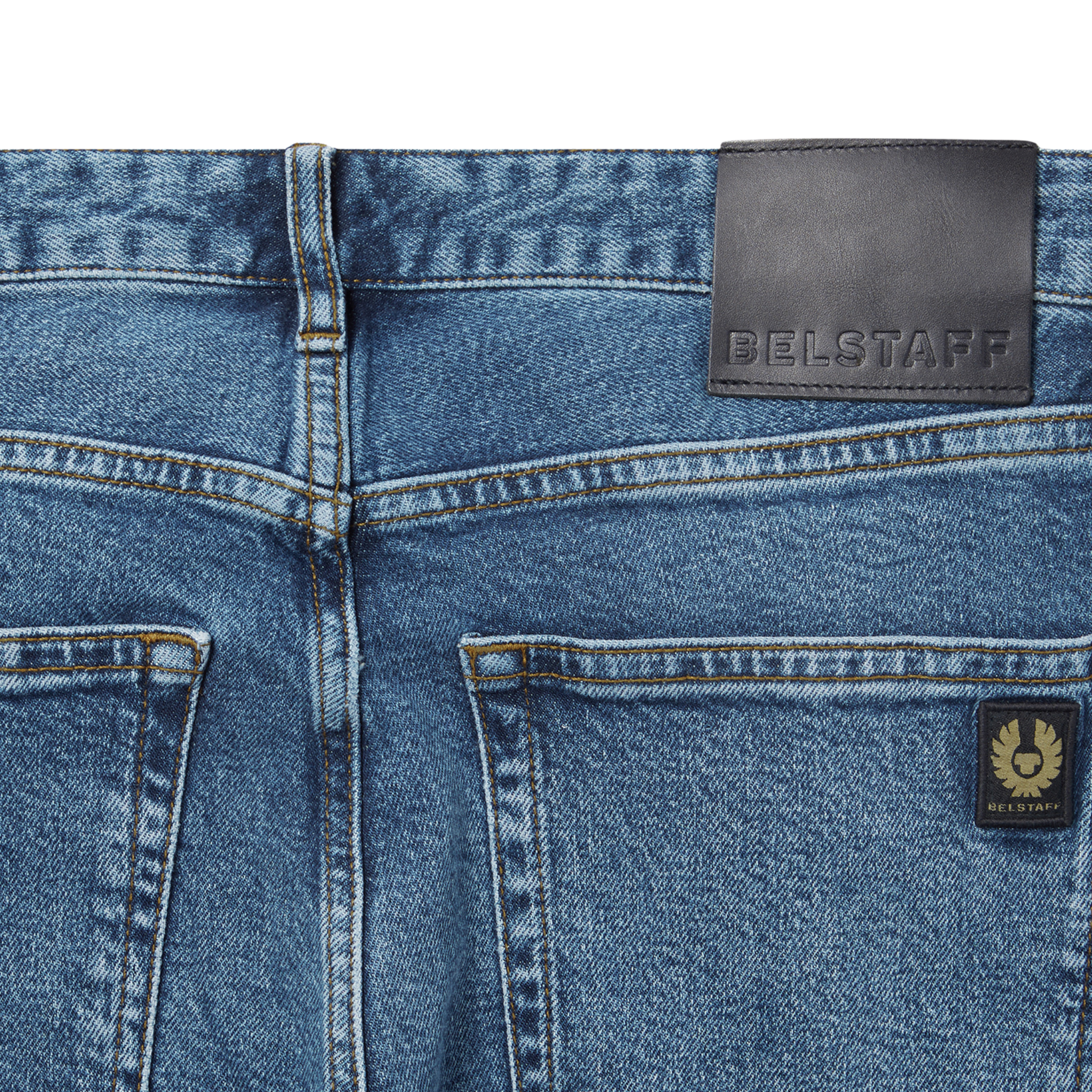 Mens Belstaff Washed Indigo B81 Slim Fit Jeans