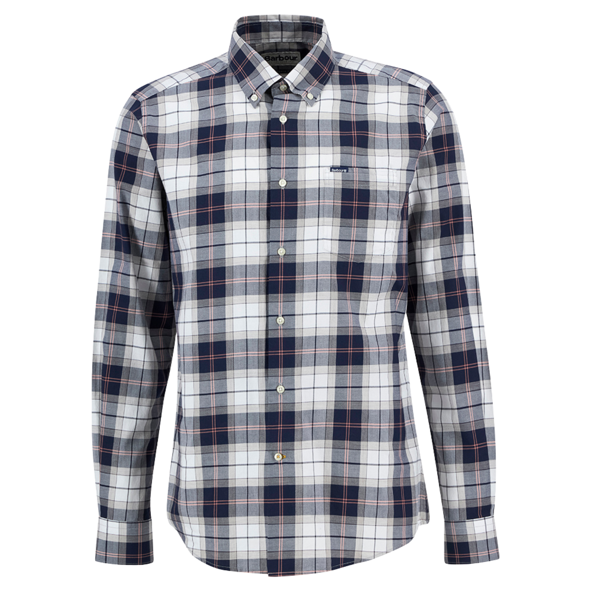 Mens Barbour Riverstone Tartan Wetheram Tailored L/s Shirt