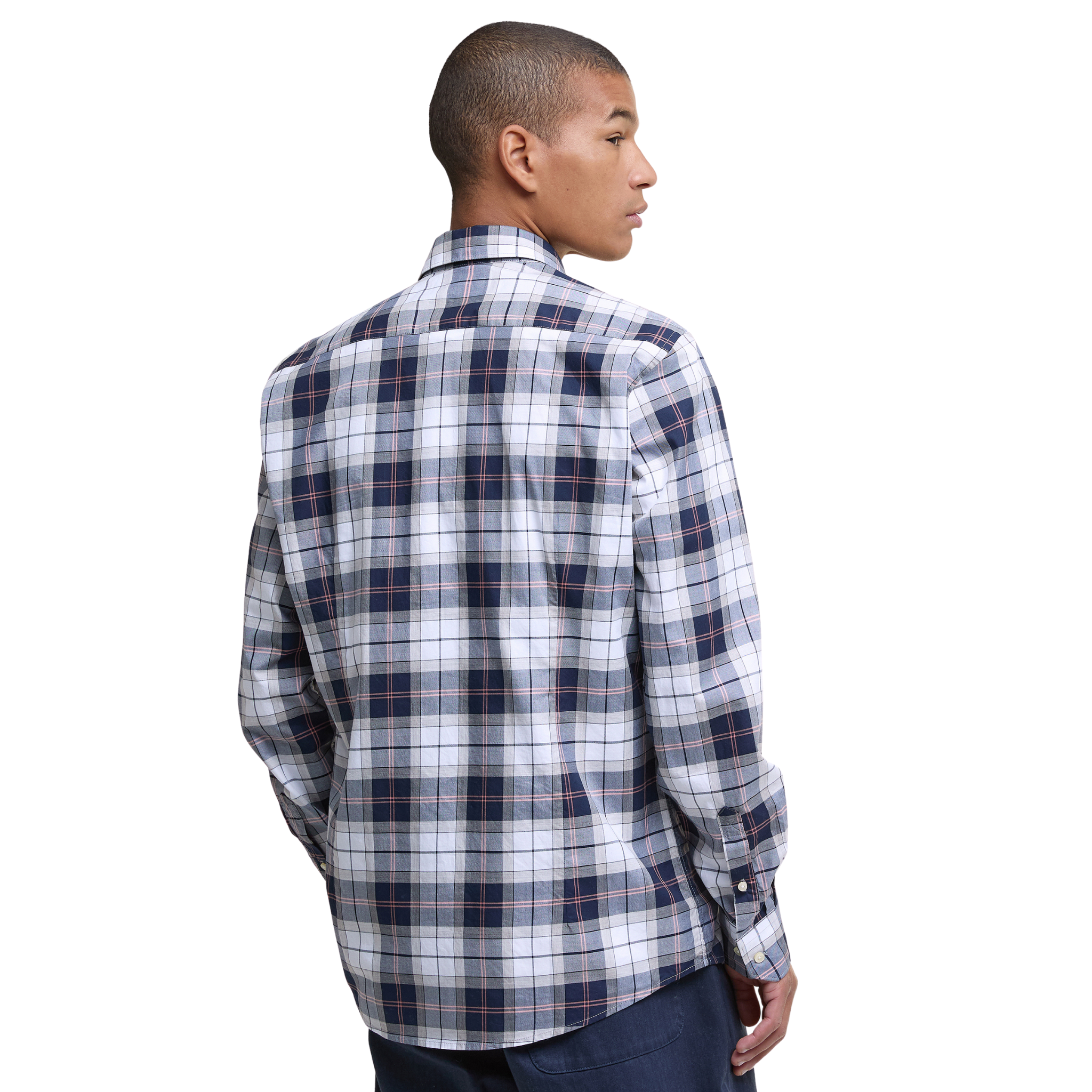 Mens Barbour Riverstone Tartan Wetheram Tailored L/s Shirt