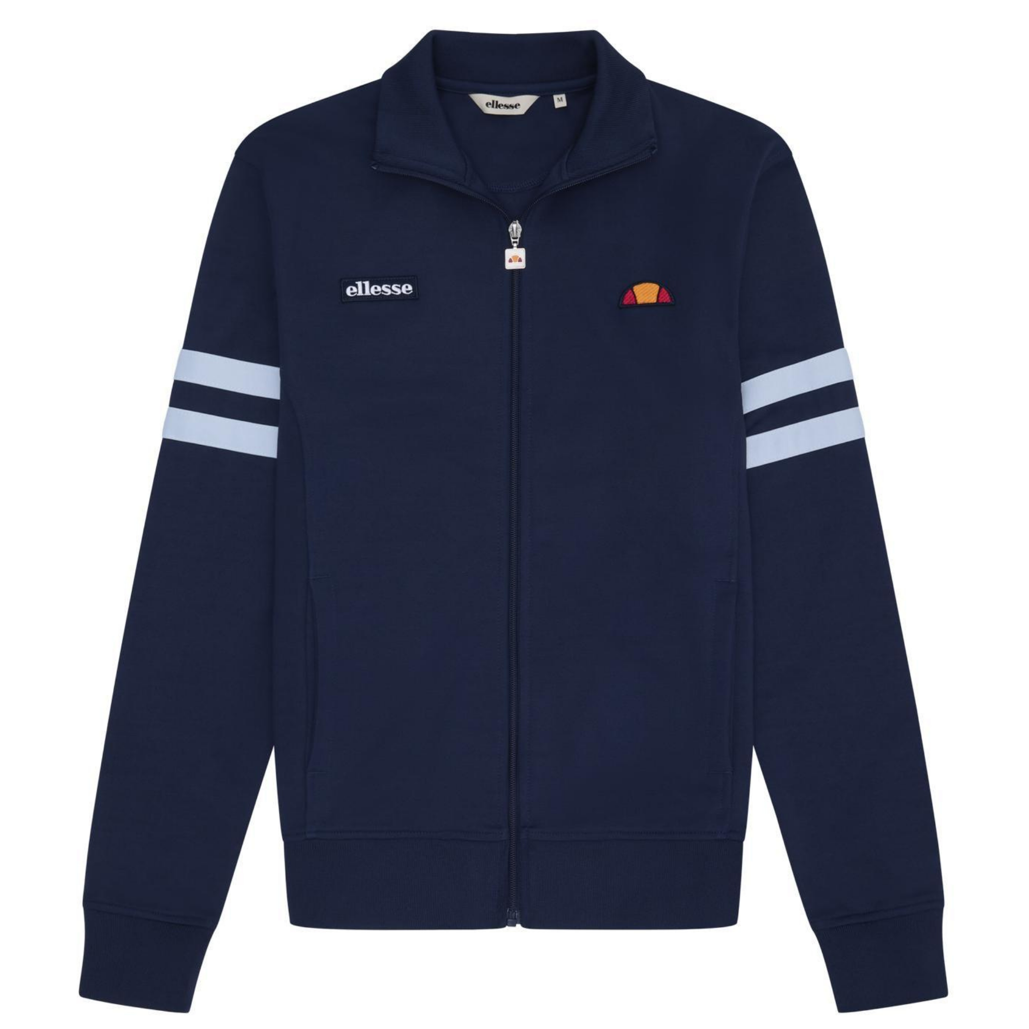 Mens Ellesse Navy/Light Blue Roma Track Jacket