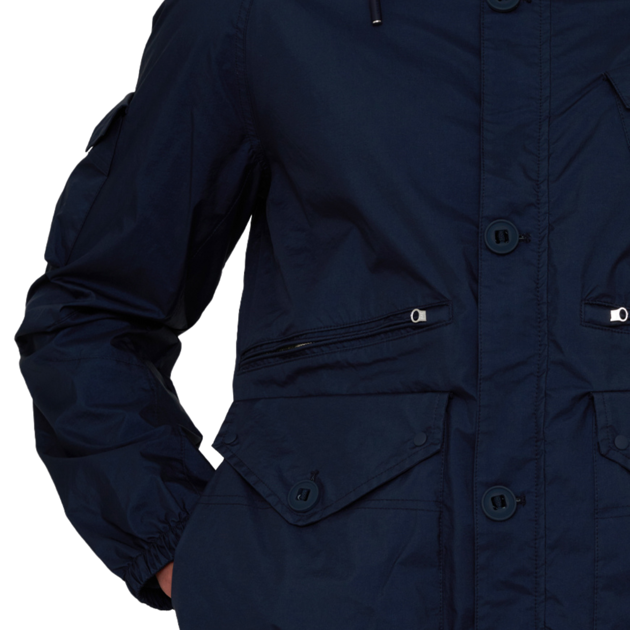 Mens Marshall Artist Navy Coastal Jacket