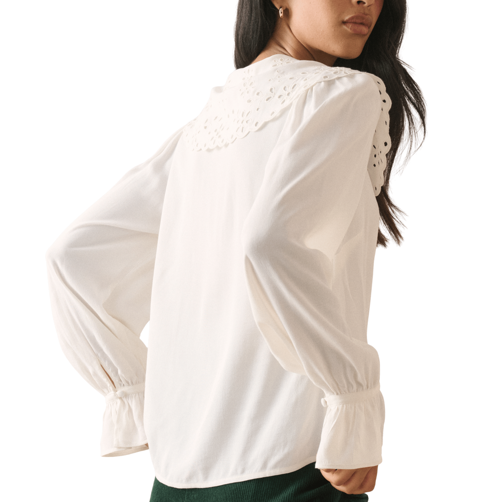 Womens Nobody's Child Cream Briar Blouse
