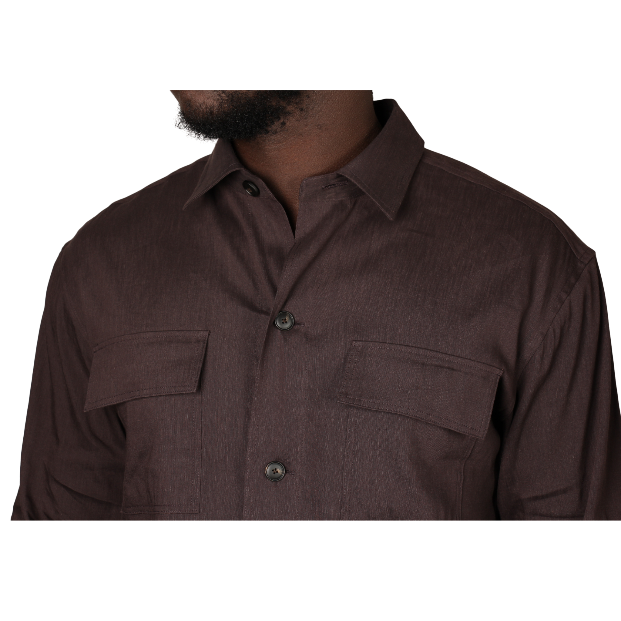 Mens BOSS Dark Brown P-CAI-K-2P-261 Overshirt
