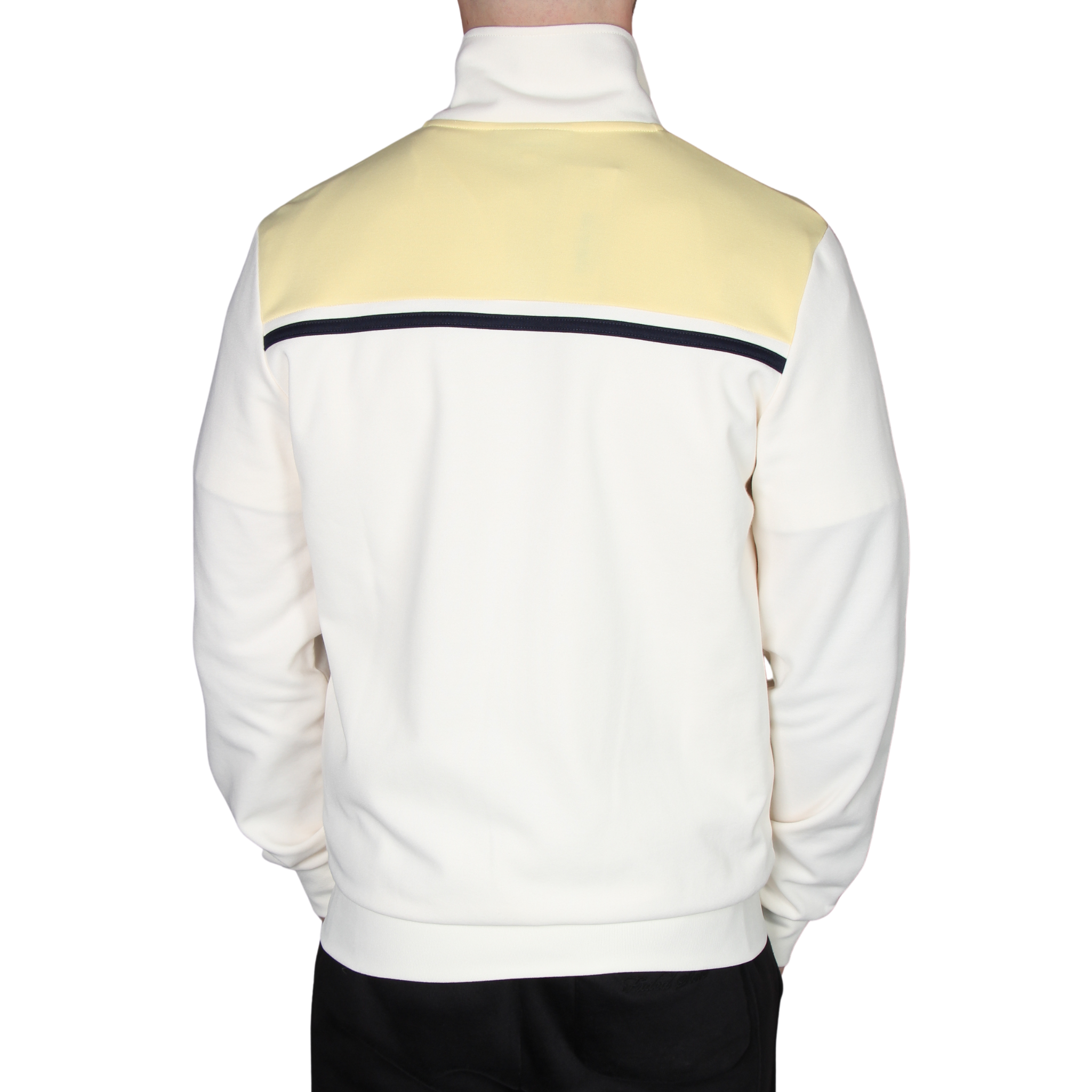 Mens Sergio Tacchini Gardenia/Pale Banana Young Line Track Top