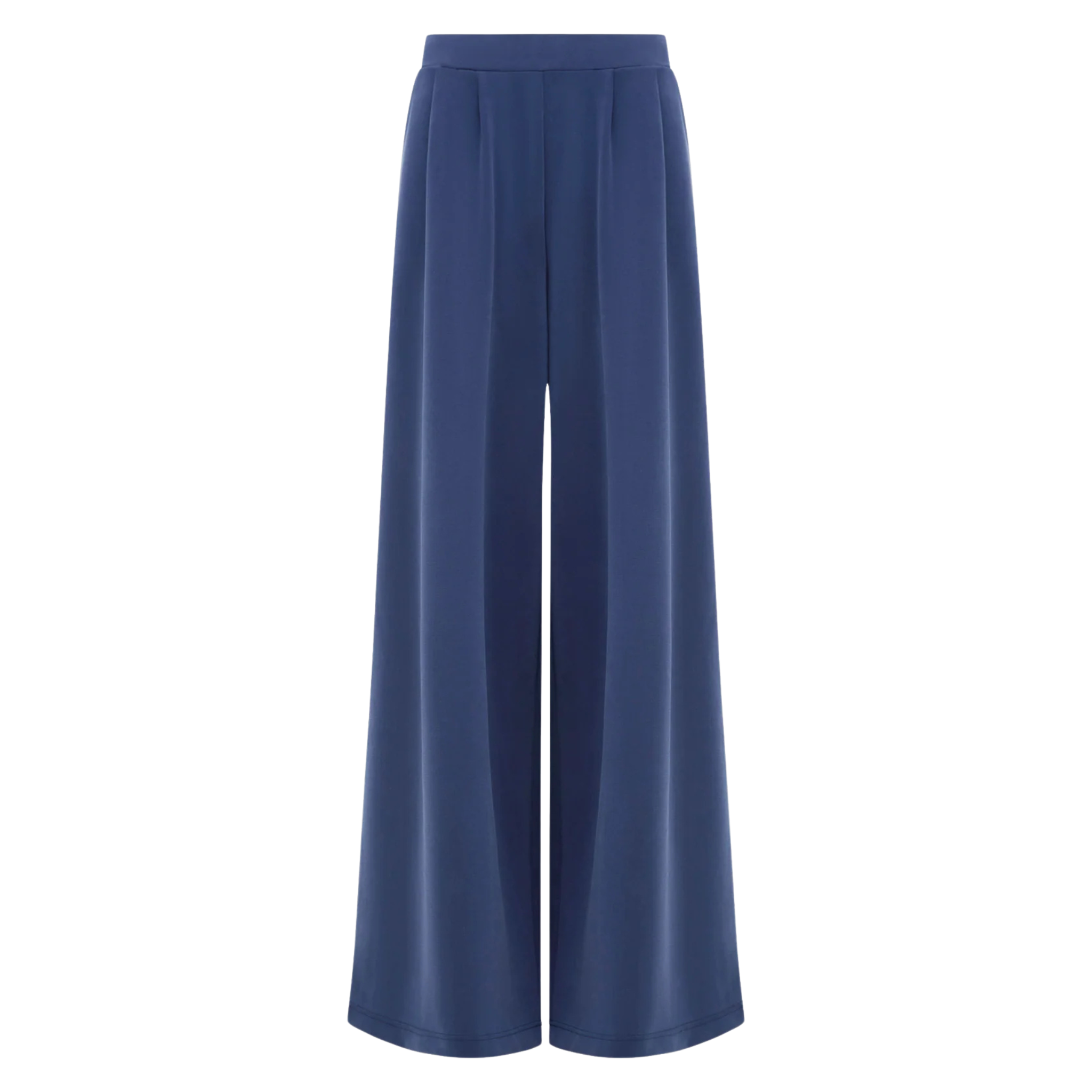 Womens French Connection Midnight Blue Wren Wide Leg Trousers