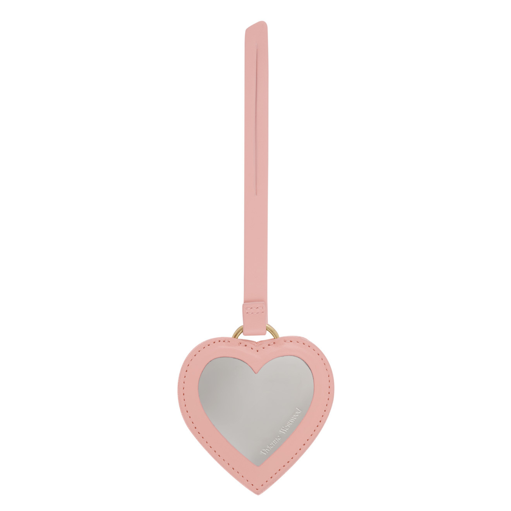 Womens Vivienne Westwood Pastel Pink Heart Mirror Charm