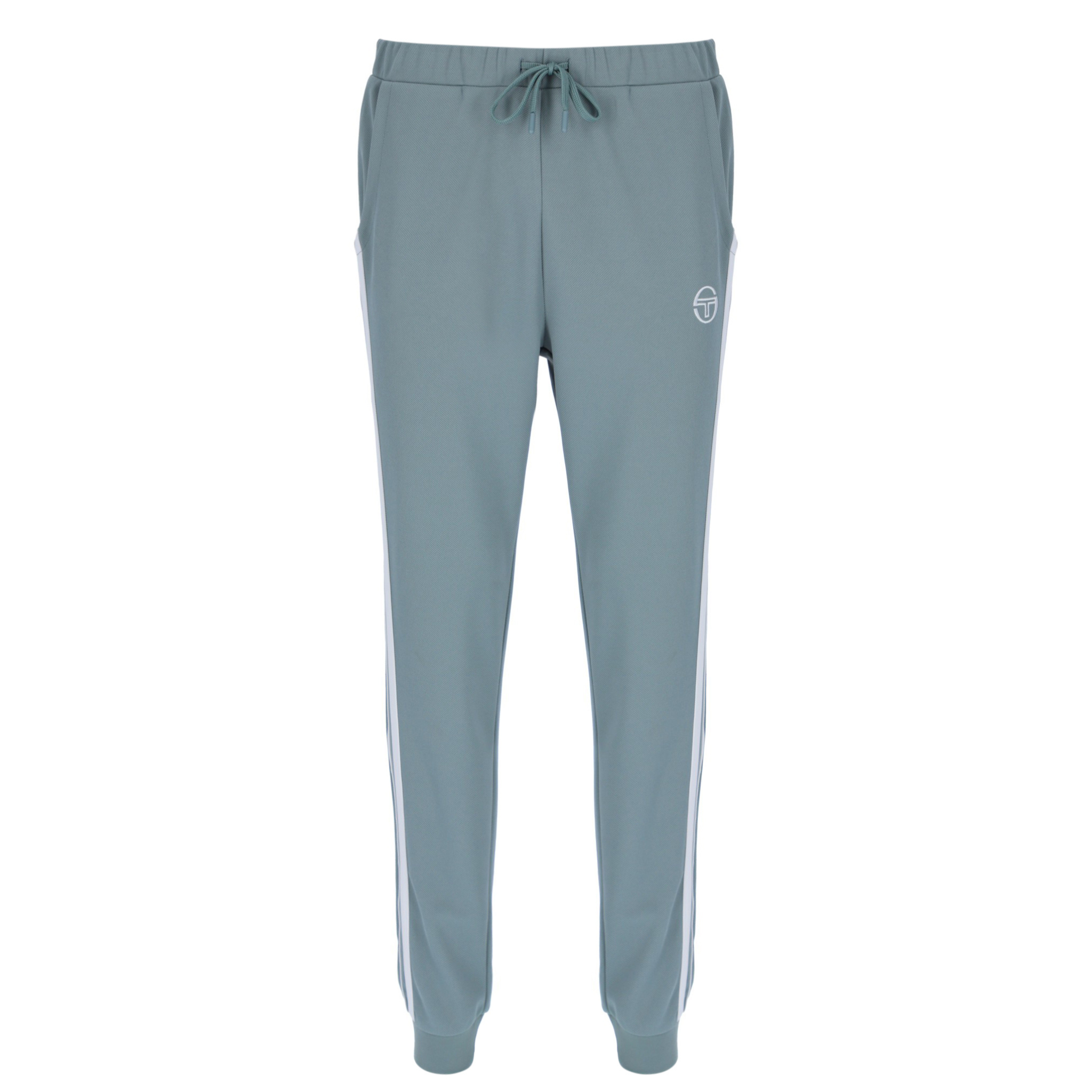 Mens Sergio Tacchini Lead/White Damarindo Track Pants