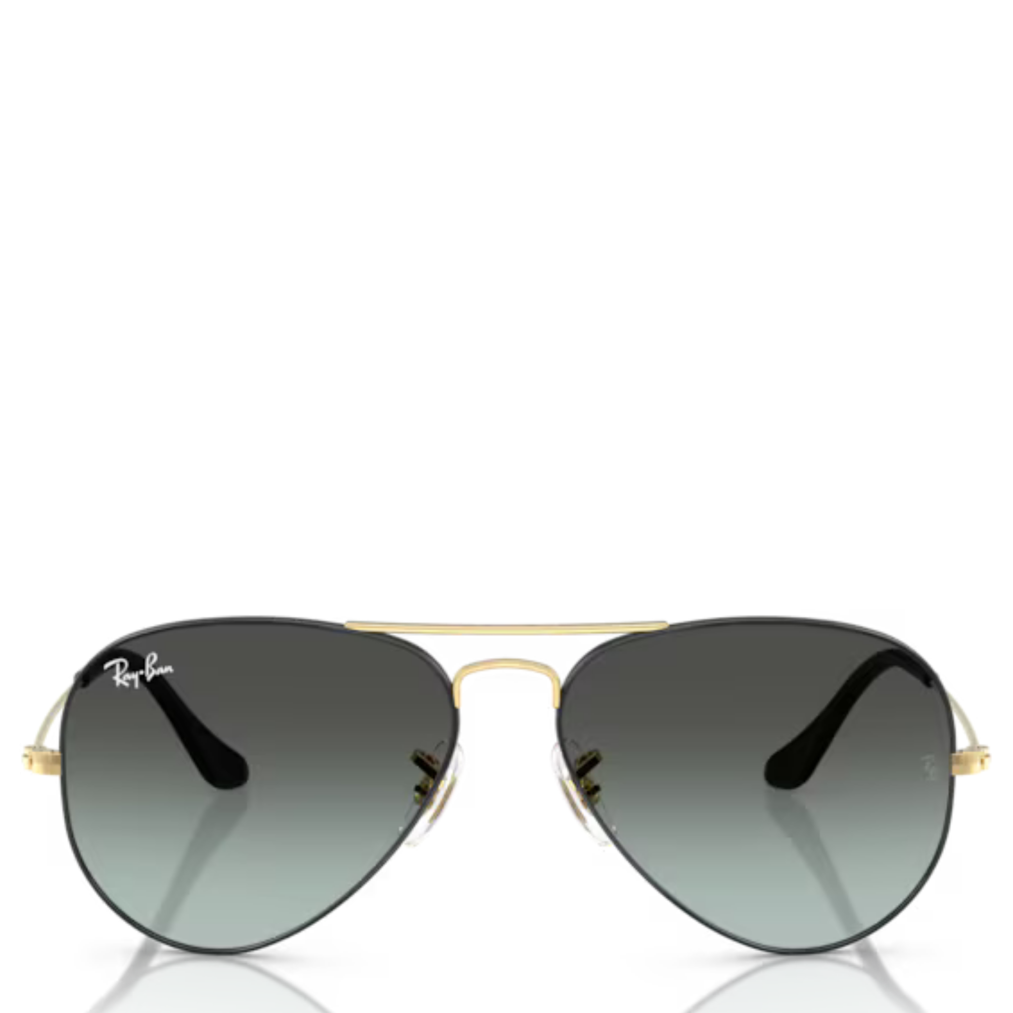 Unisex Ray-Ban 9271GK Black on Arista RB3025 Aviator Large Metal Sunglasses