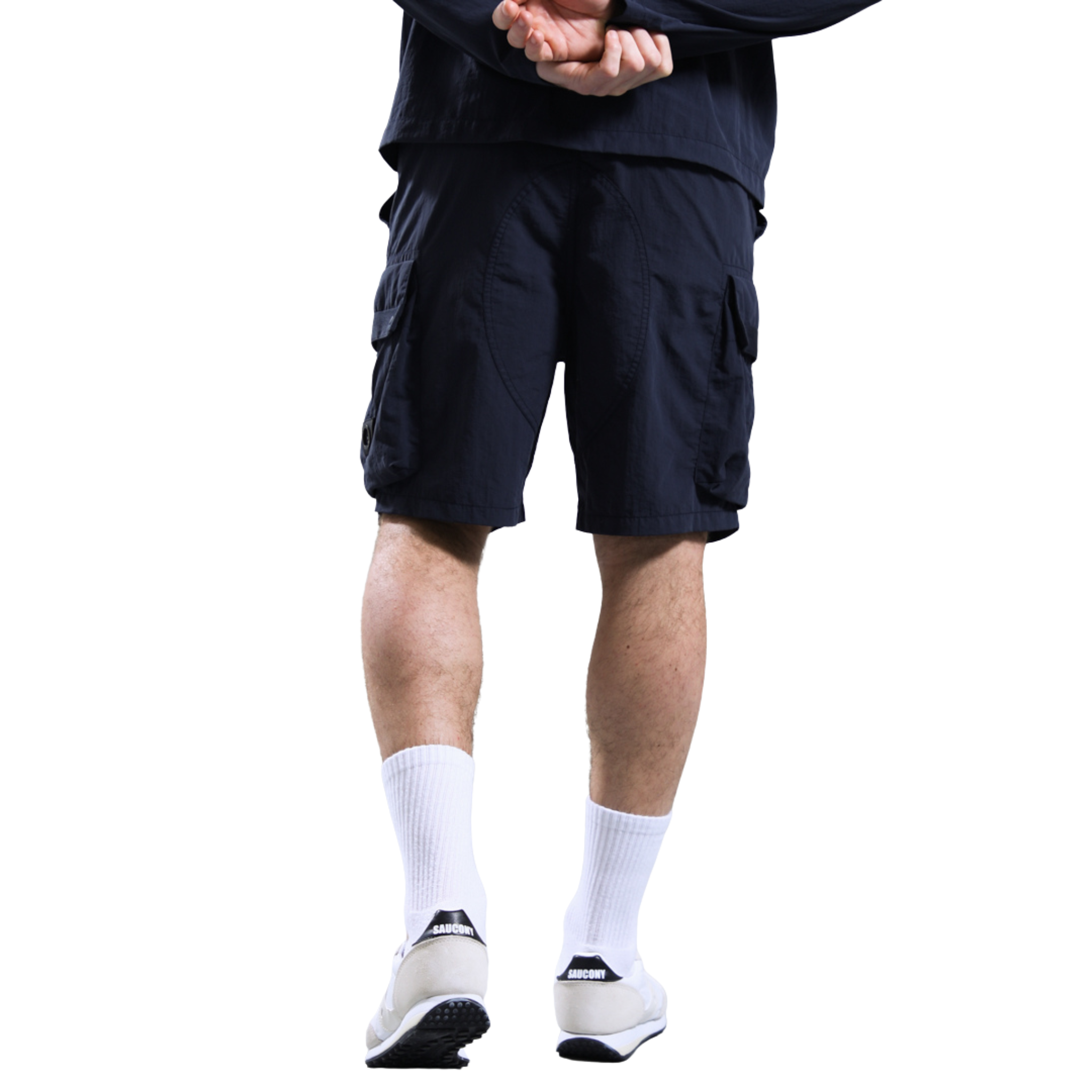 Mens Marshall Artist Navy Woodvale Cargo Shorts