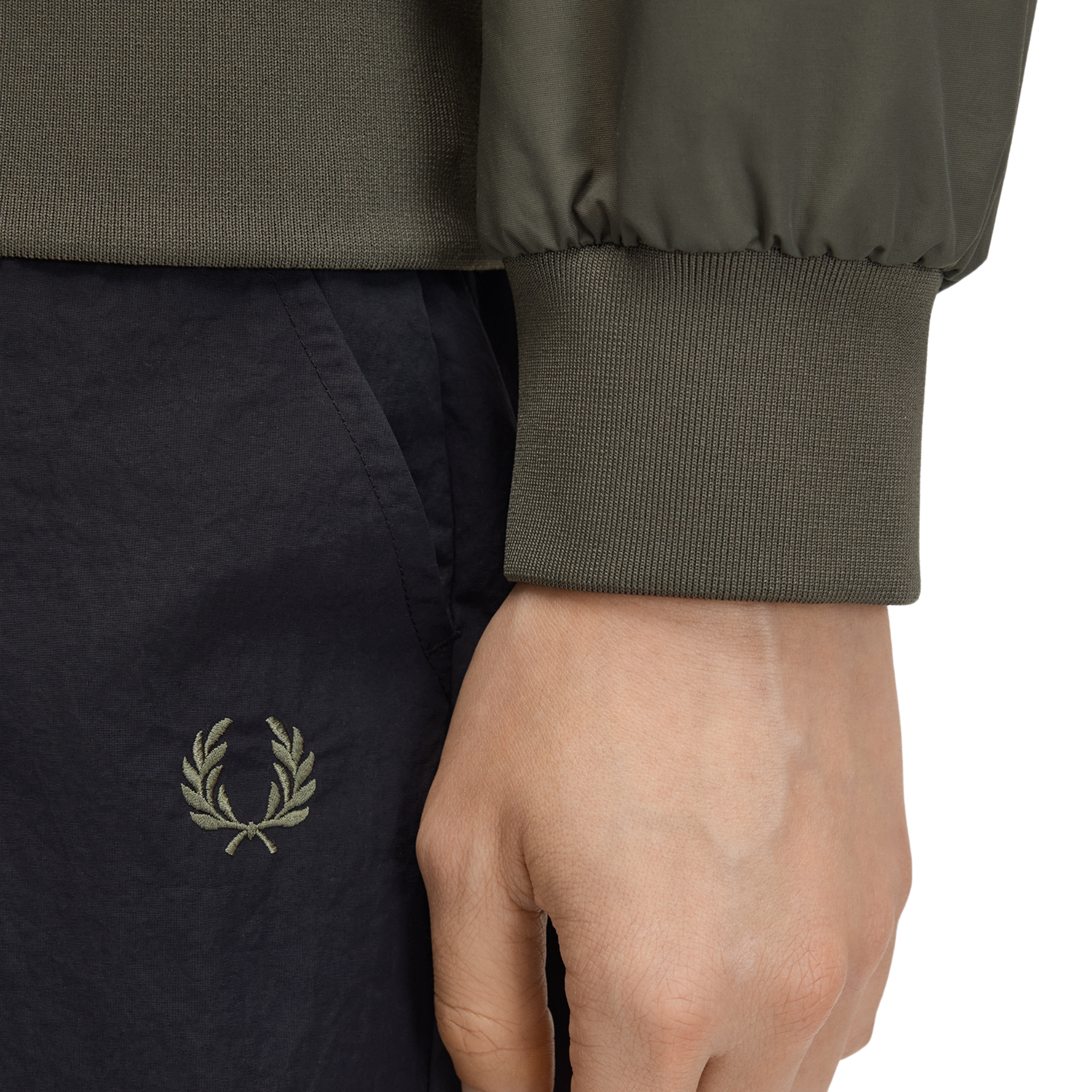 Mens Fred Perry Field Green Brentham Jacket