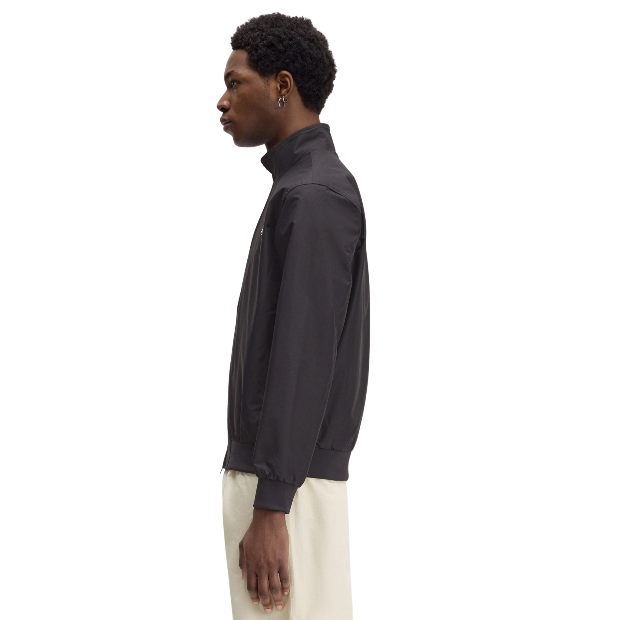 Mens Fred Perry Black The Brentham Jacket