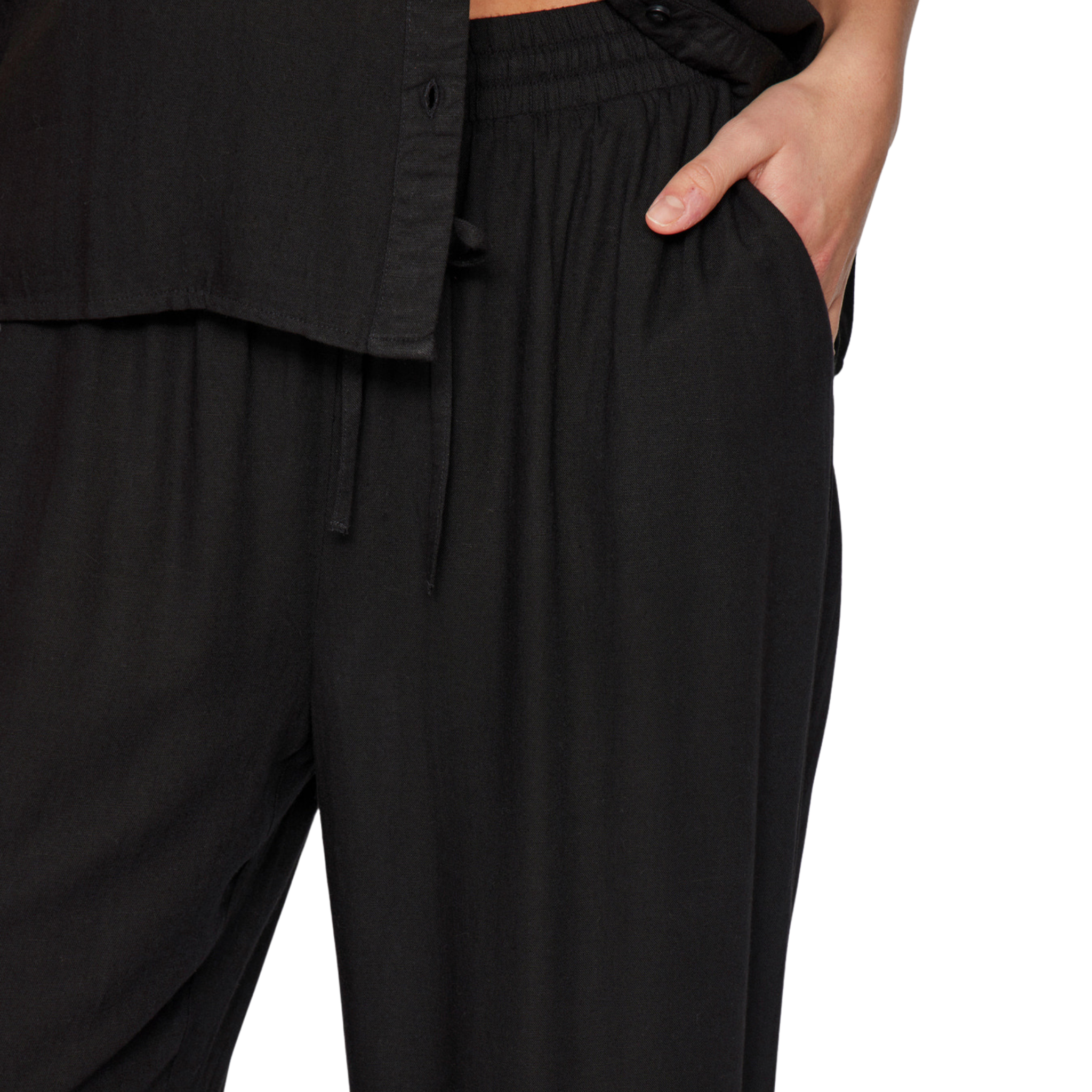 Womens Vila Black Vipricil 7/8 Pants