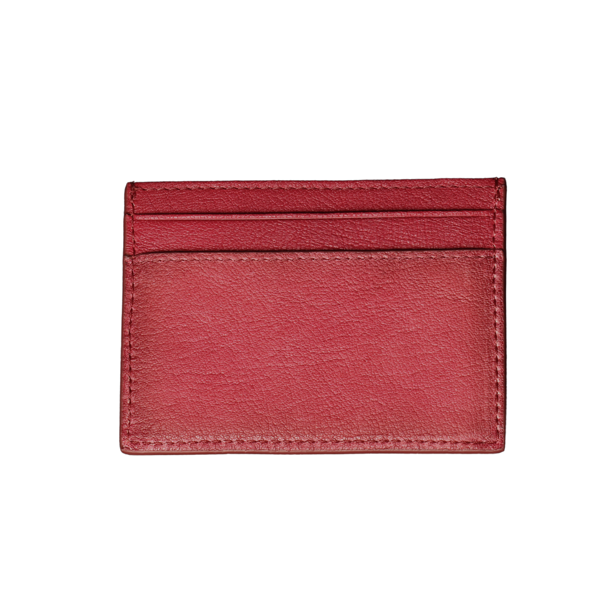 Womens Vivienne Westwood Wine Oiled Leather Flat Card Holder