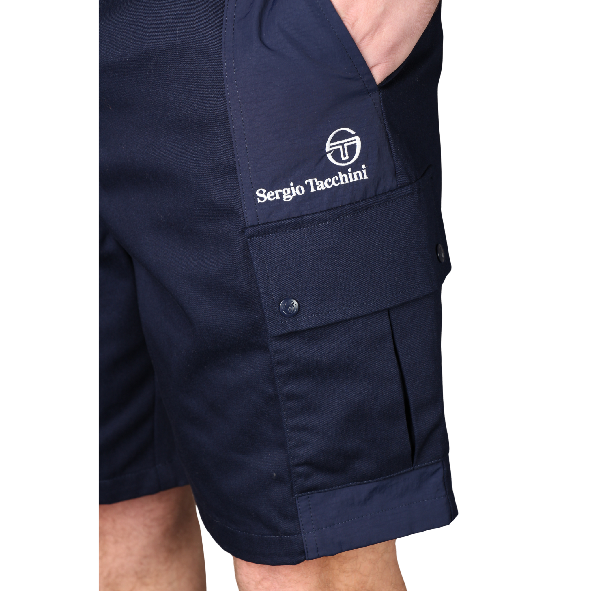 Mens Sergio Tacchini Maritime Blue Calisti Shorts
