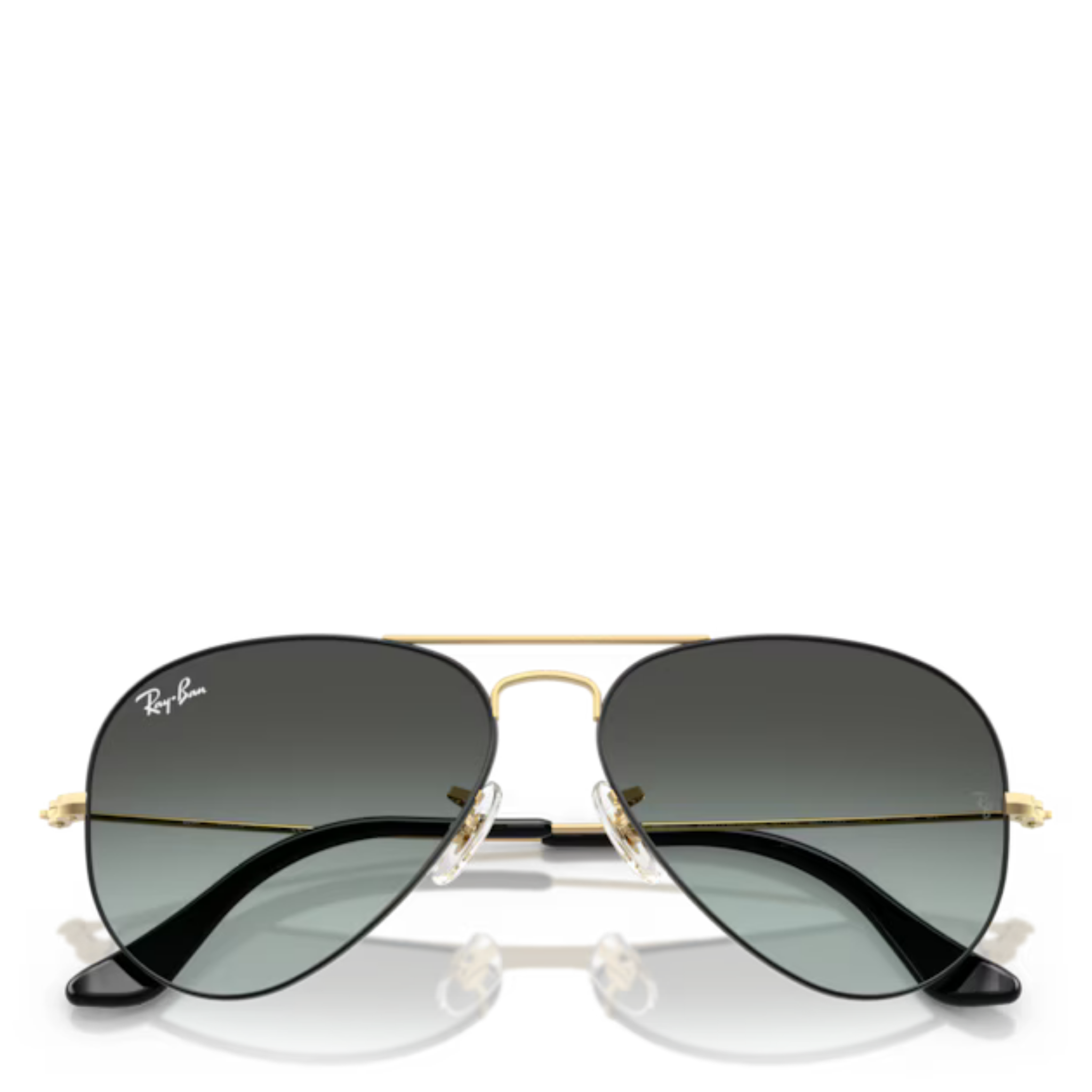 Unisex Ray-Ban 9271GK Black on Arista RB3025 Aviator Large Metal Sunglasses