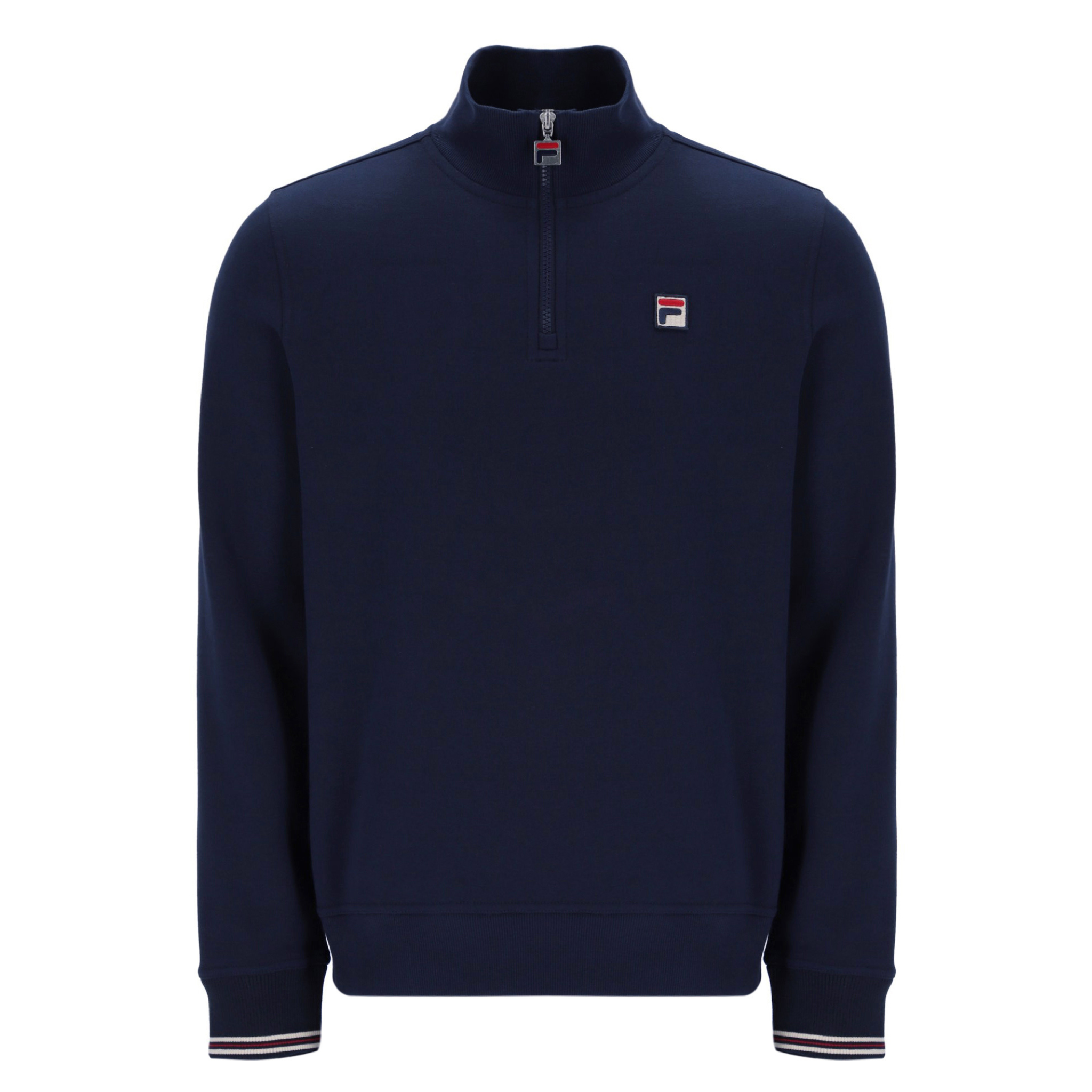 Mens Fila Navy Ramy 3 Fbox 1/4 Zip Sweatshirt