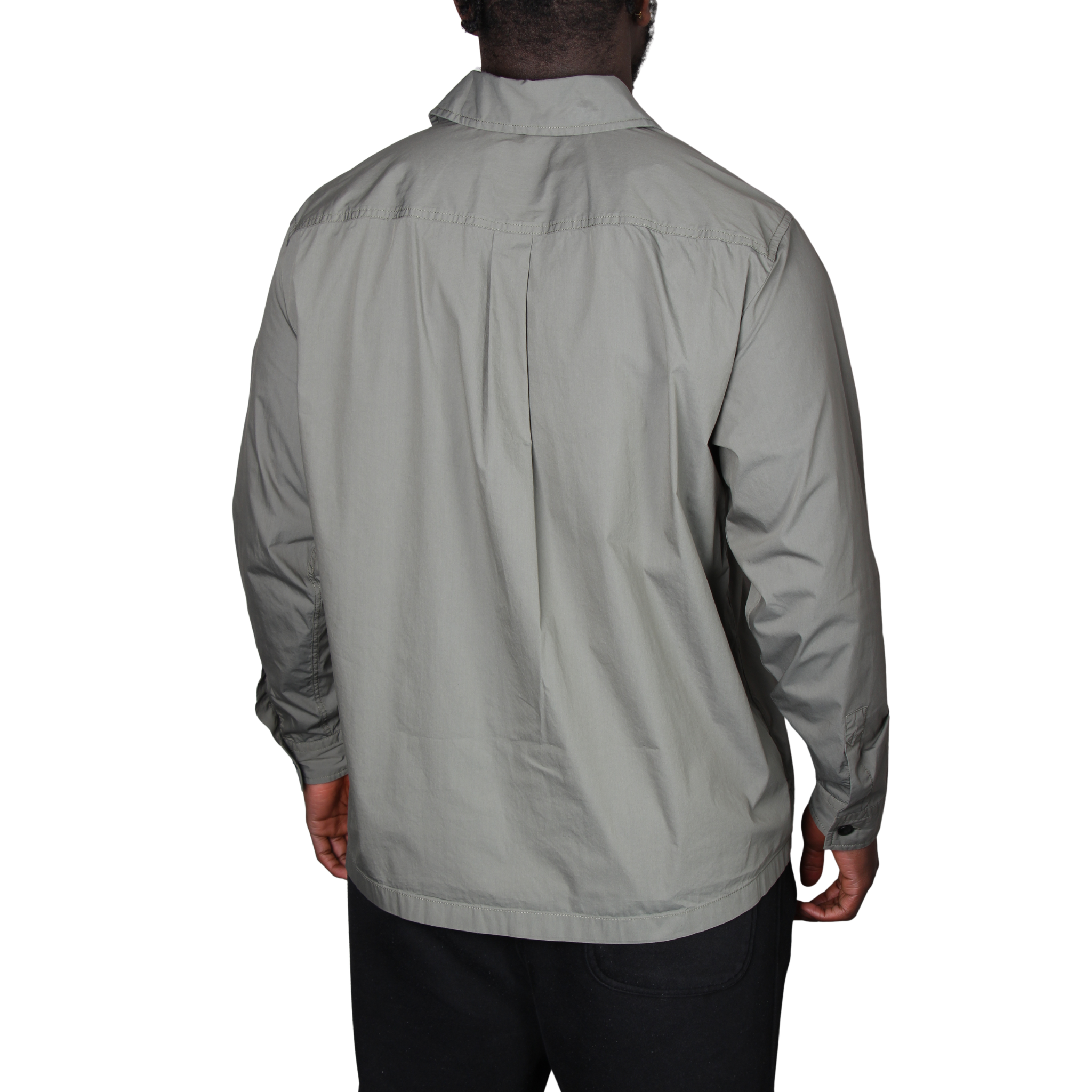Mens BOSS Grey Green Lockyo_M Overshirt