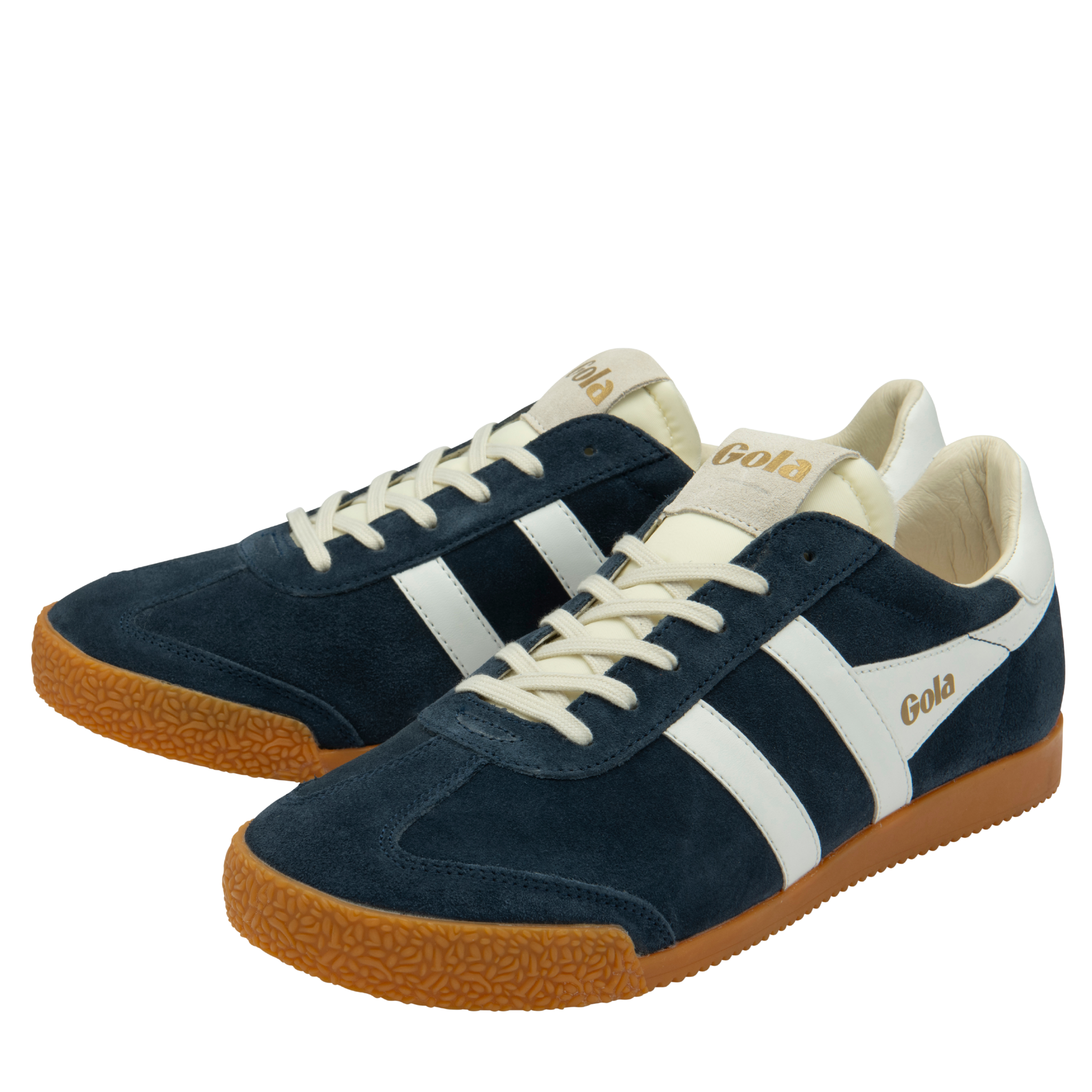 Mens Gola Navy/White Elan Trainers
