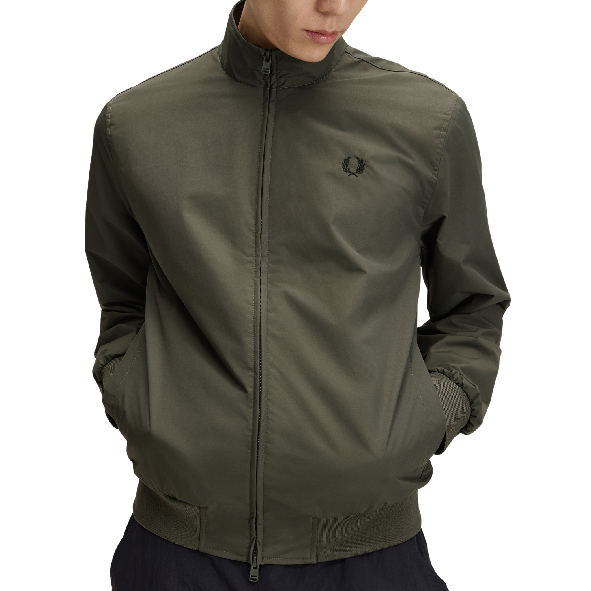 Mens Fred Perry Field Green Brentham Jacket