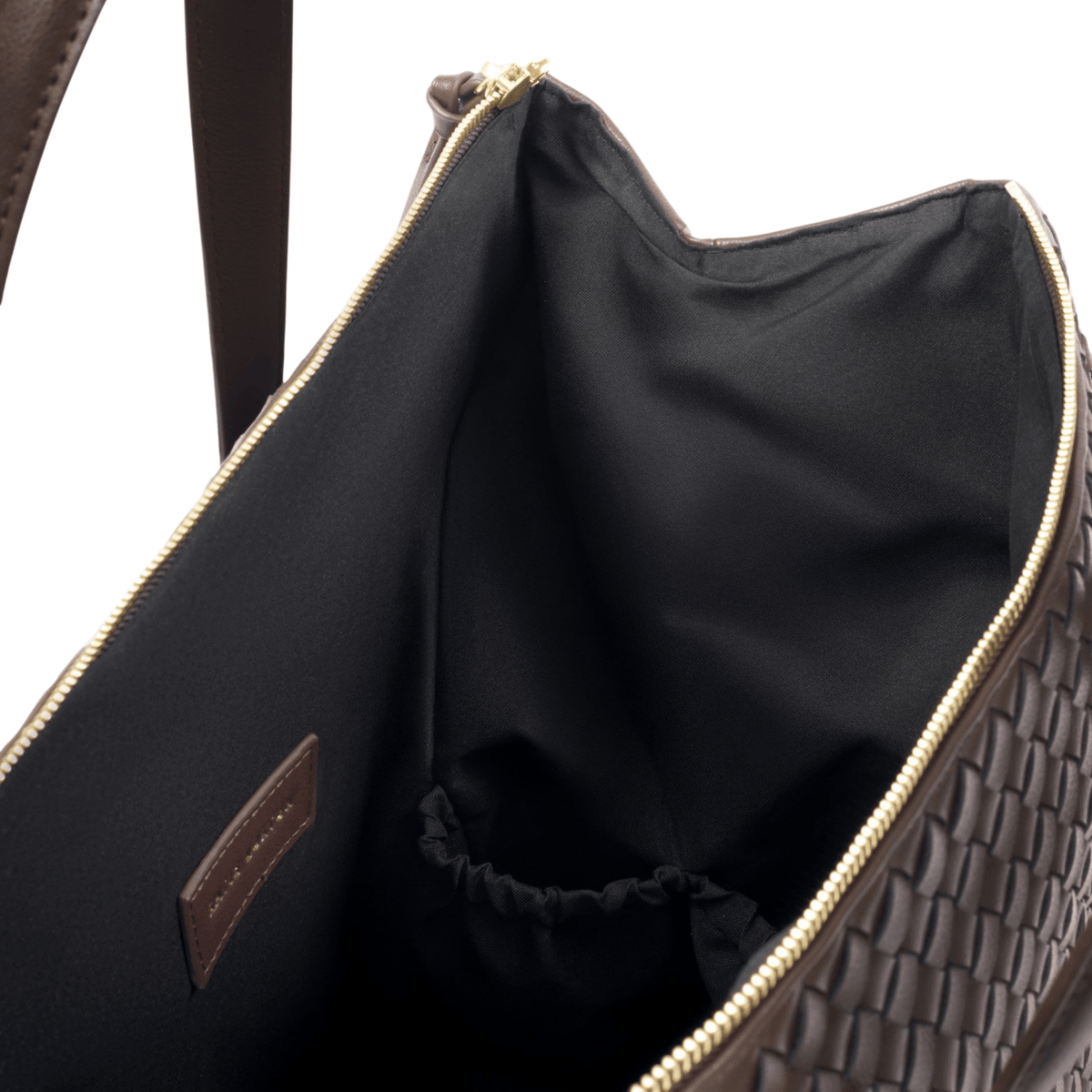 Womens Katie Loxton Chocolate Milan Hand Woven Cabin Bag
