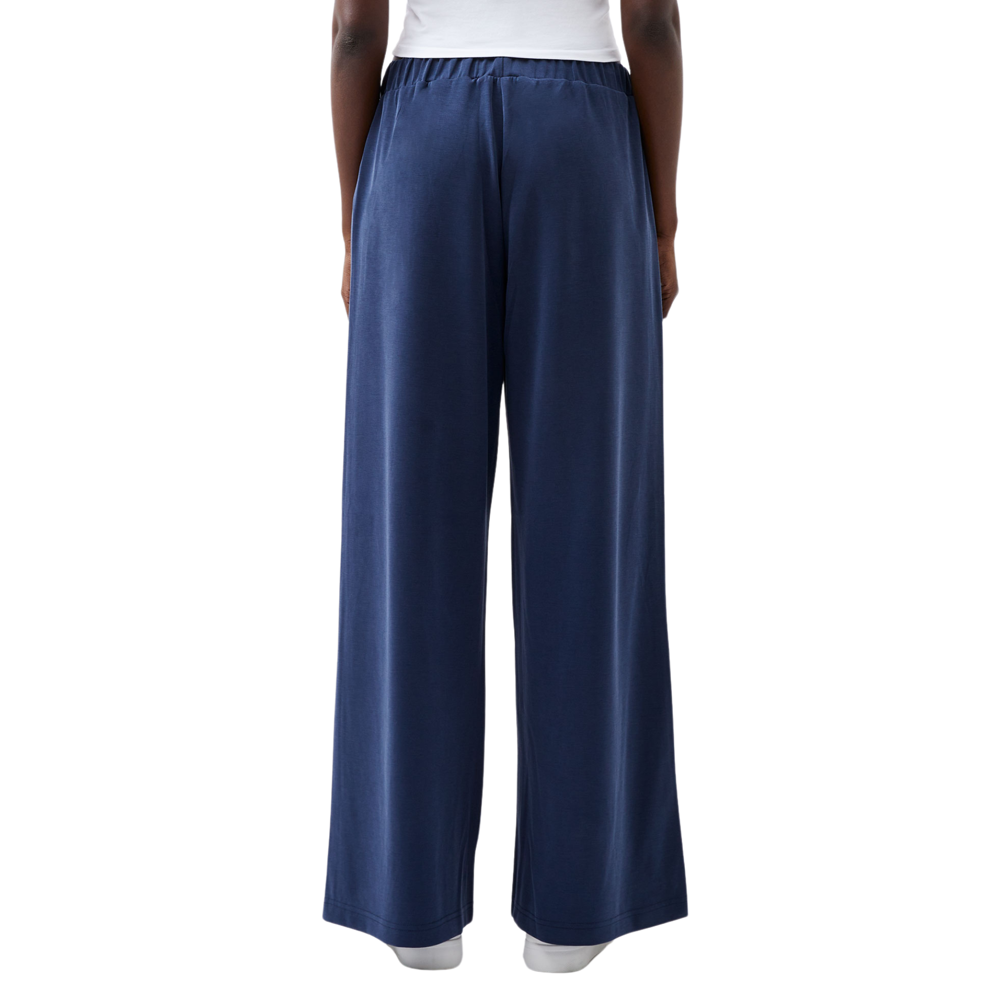 Womens French Connection Midnight Blue Wren Wide Leg Trousers