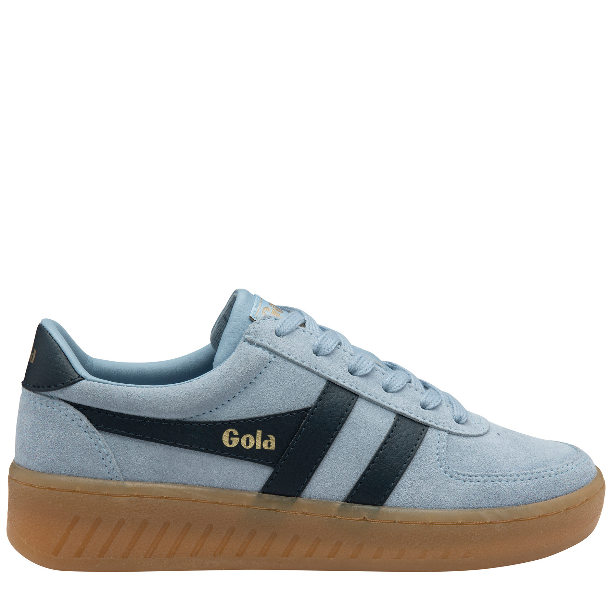 Womens Gola Air/Navy/Gum Grandslam Suede Trainers