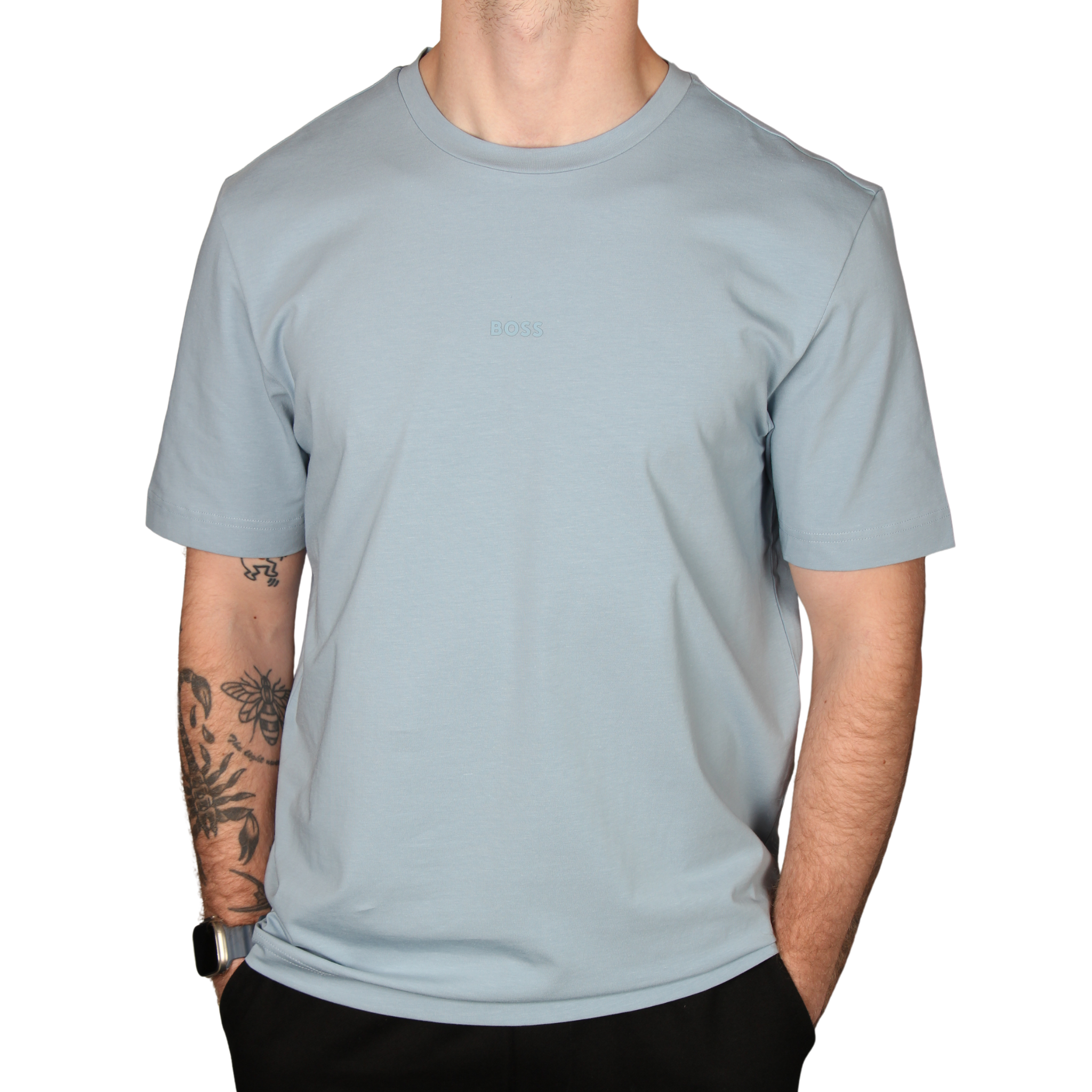Mens BOSS Pastel Blue Tchup S/s T Shirt