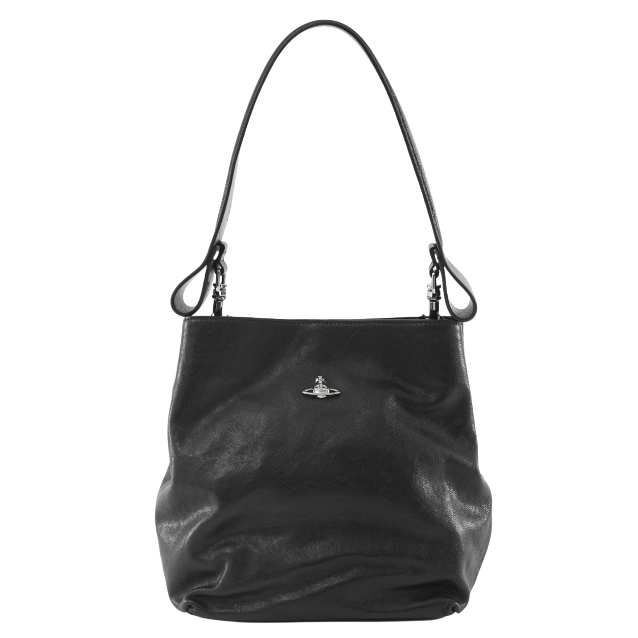 Womens Vivienne Westwood Black Lottie Small Shoulder Bag