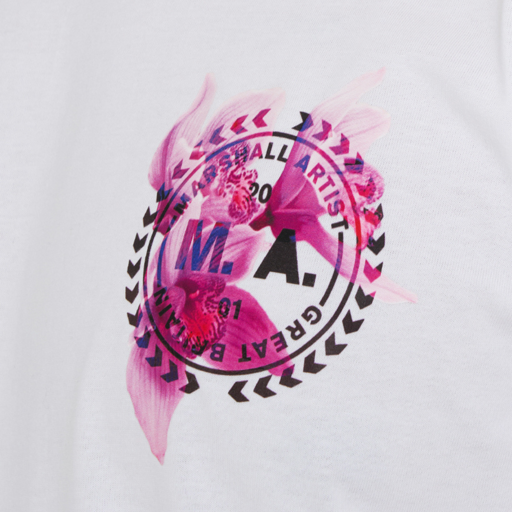 Mens Marshall Artist White Sonic Bloom S/s T Shirt