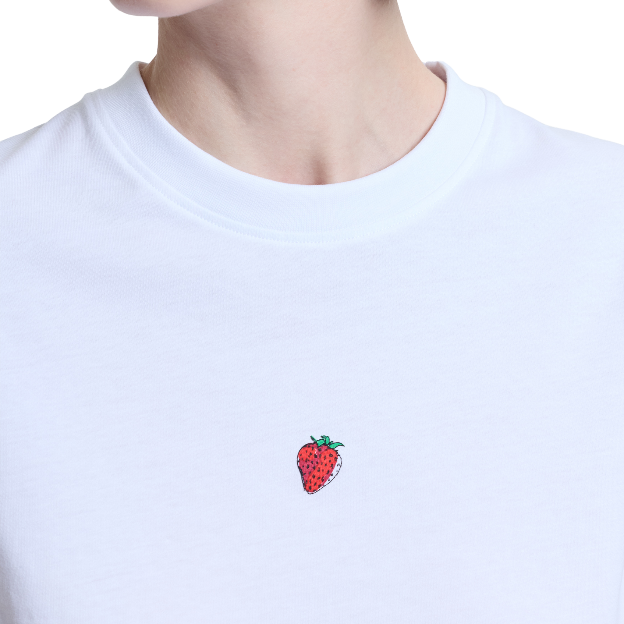 Womens French Connection Linen White Cocktail Graphic S/s T Shirt