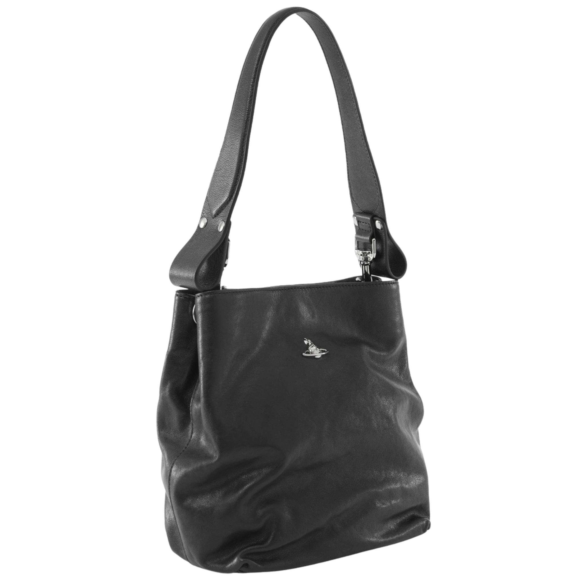 Womens Vivienne Westwood Black Lottie Small Shoulder Bag