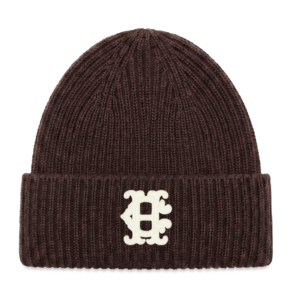 Womens Holland Cooper Hazelnut Heraldic Beanie