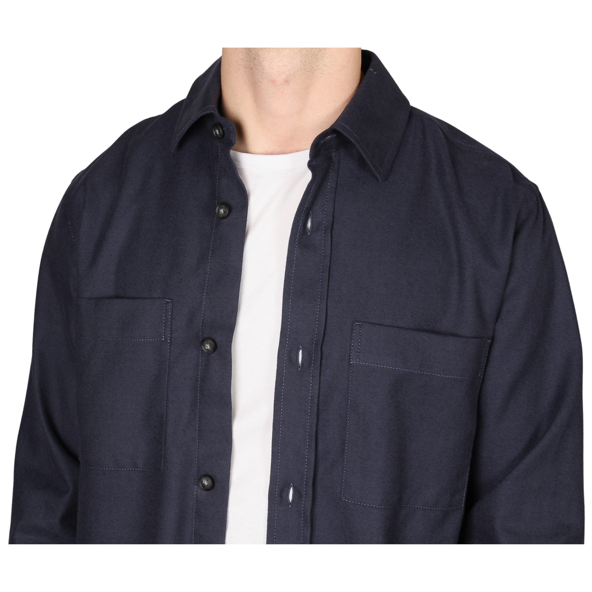 Mens BOSS Dark Blue H-Owen-K-2PP-261 L/s Shirt