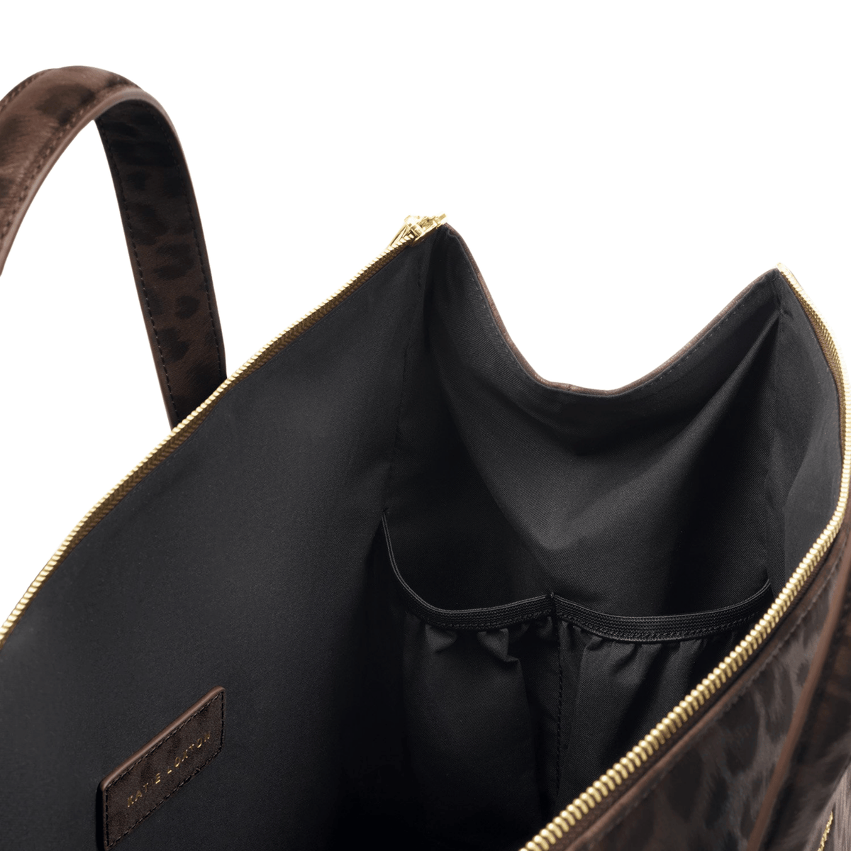 Womens Katie Loxton Chocolate Leopard Milan Cabin Bag