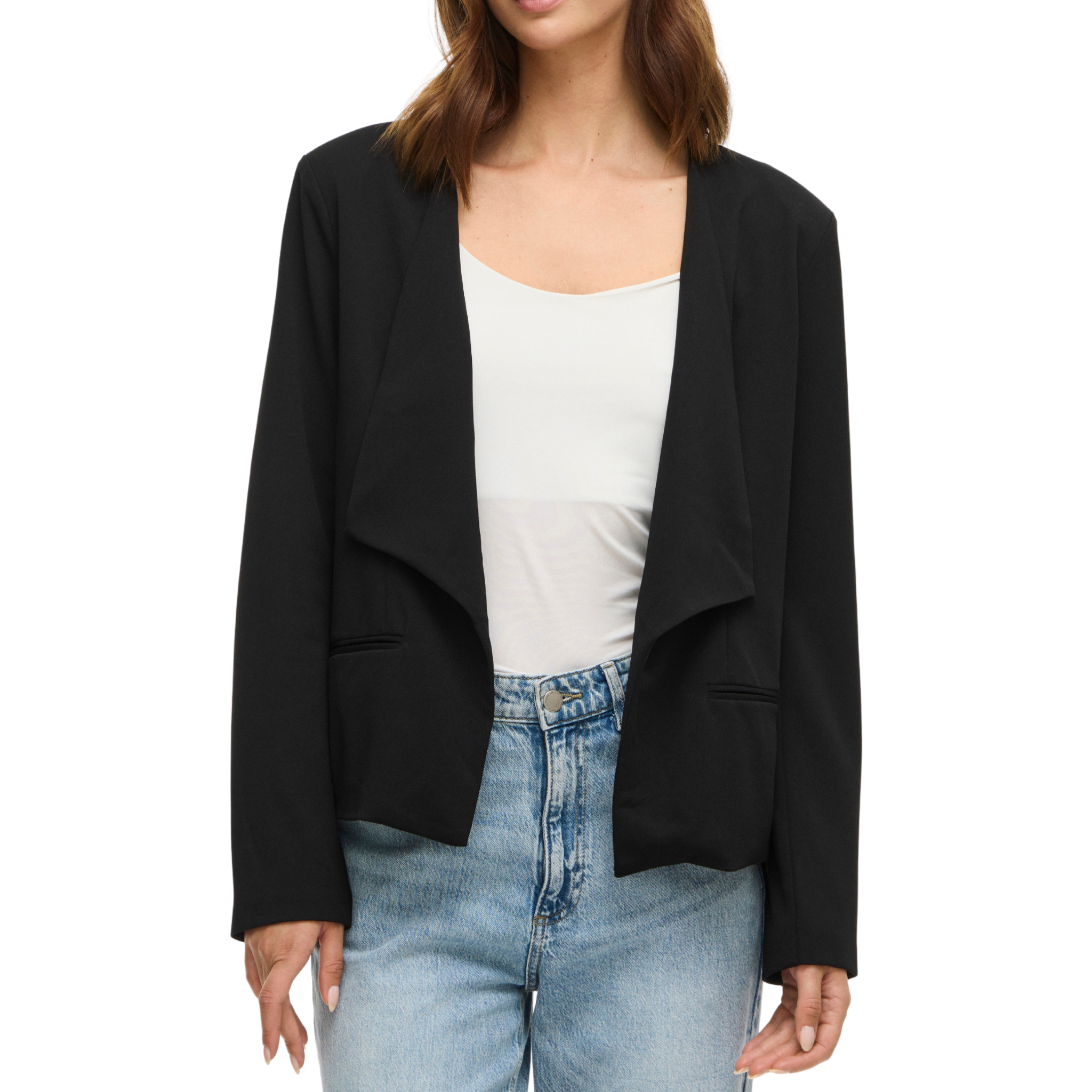 Womens Vila Black Beauty Viclua Blazer
