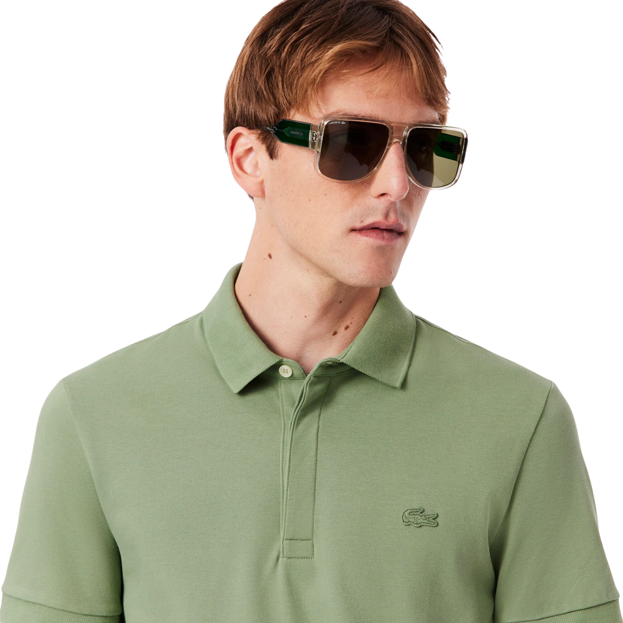 Mens Lacoste Thyme Paris Smart Regular Fit S/s Polo Shirt