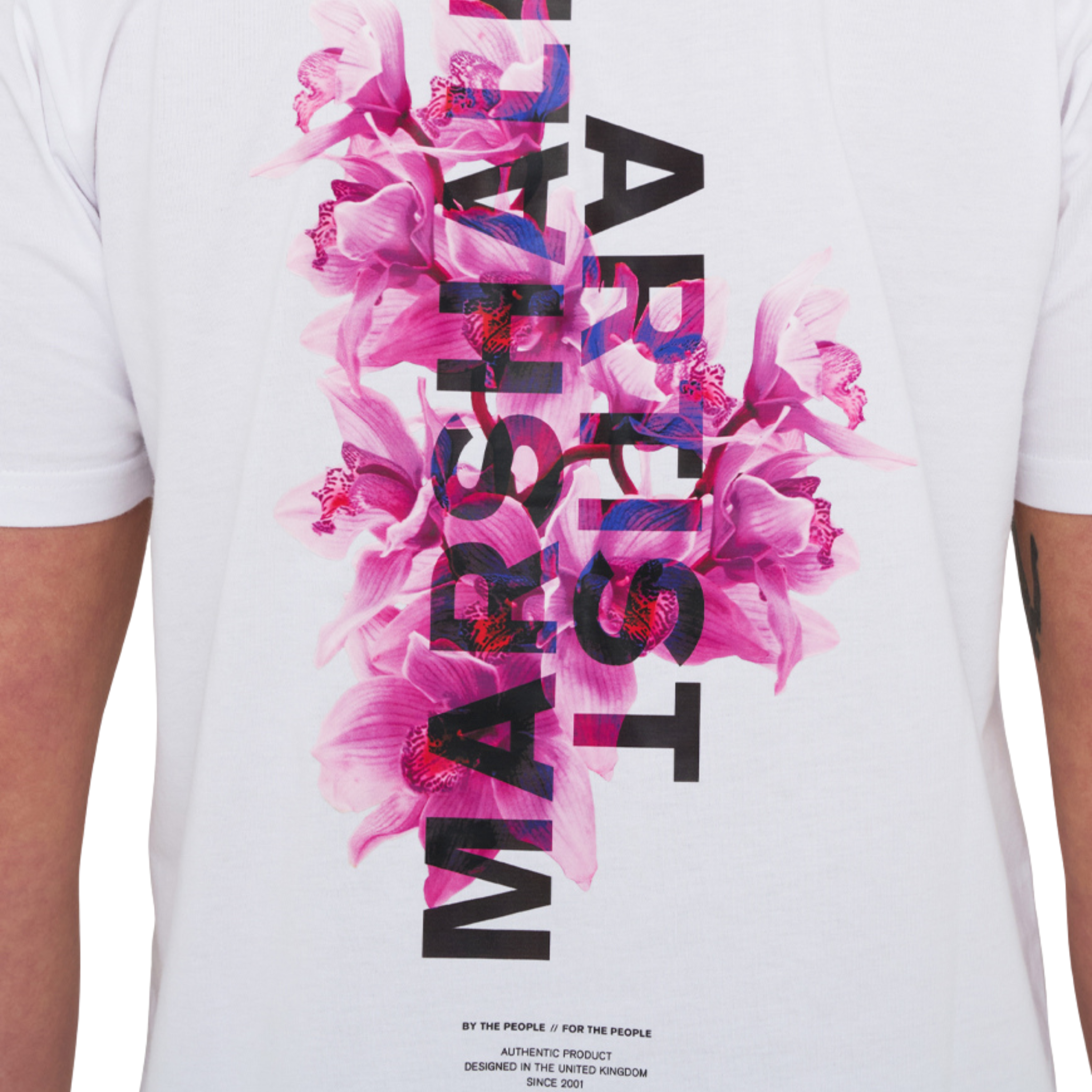 Mens Marshall Artist White Sonic Bloom S/s T Shirt