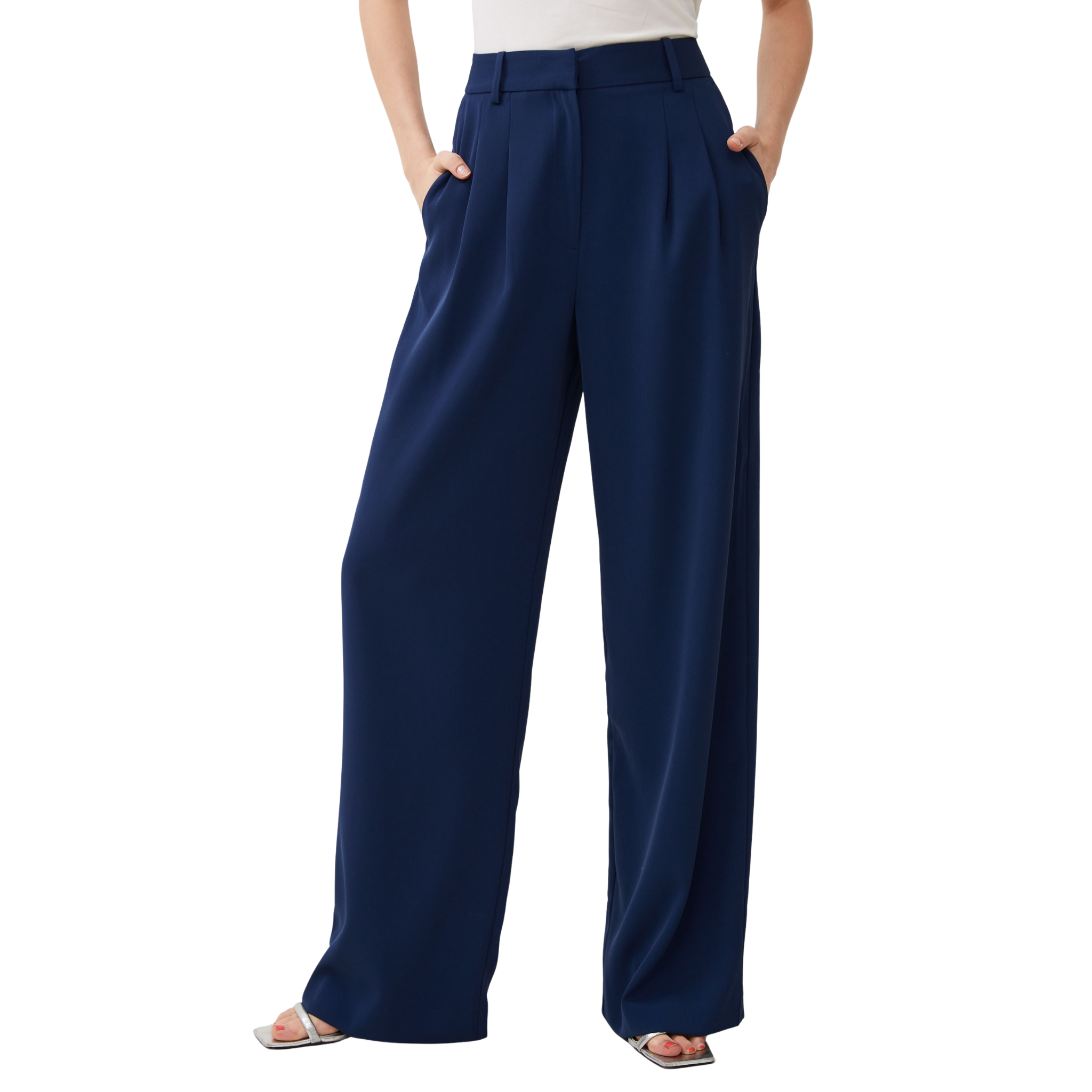 Womens French Connection Midnight Blue Harrie Suiting Trousers