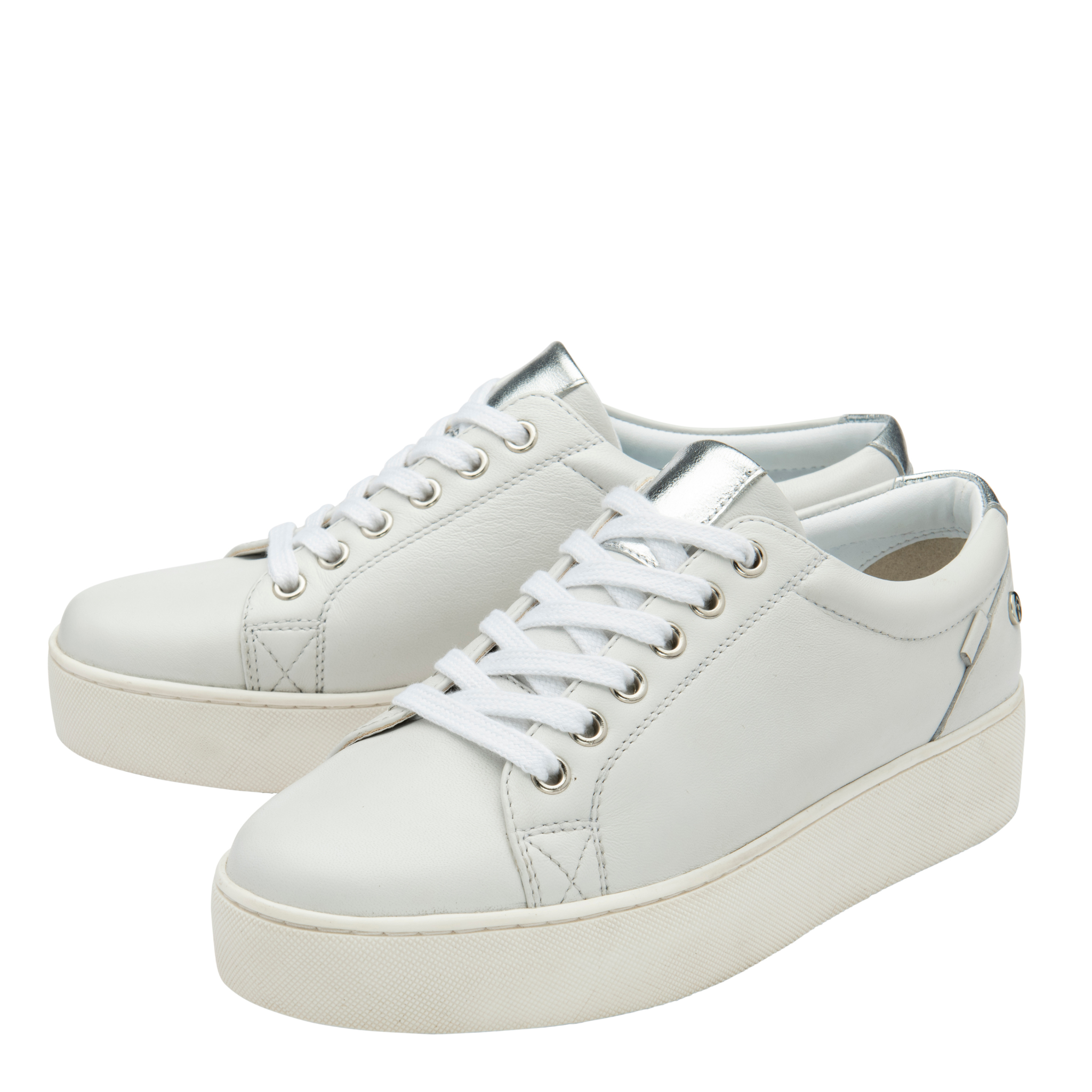 Womens Ravel White Solon Trainers