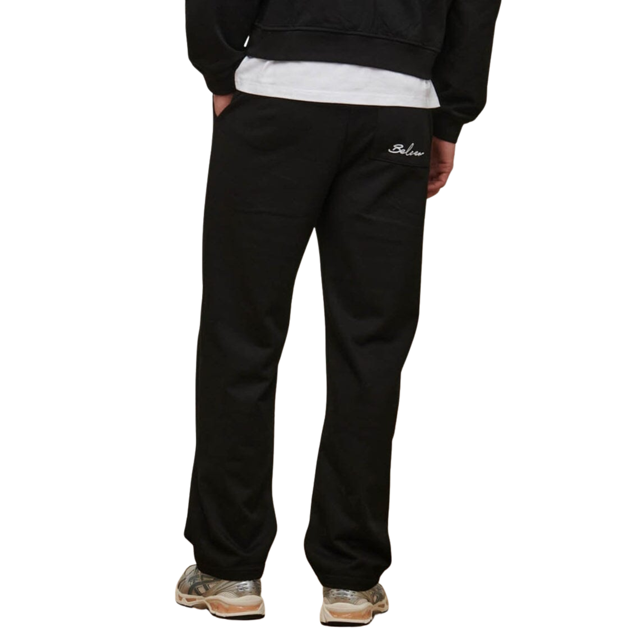 Mens Belier Black Logo Joggers