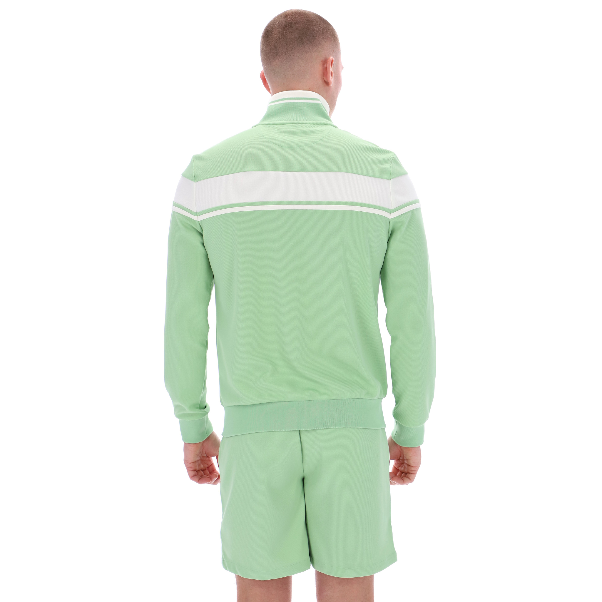 Mens Sergio Tacchini Quiet Green/Gardenia Damarindo Track Top